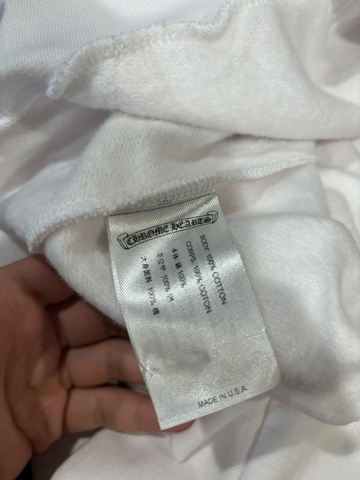 Chrome Hearts Chrome hearts white red Rolling Stones hoodie medium Size US M / EU 48-50 / 2 - 3 Thumbnail