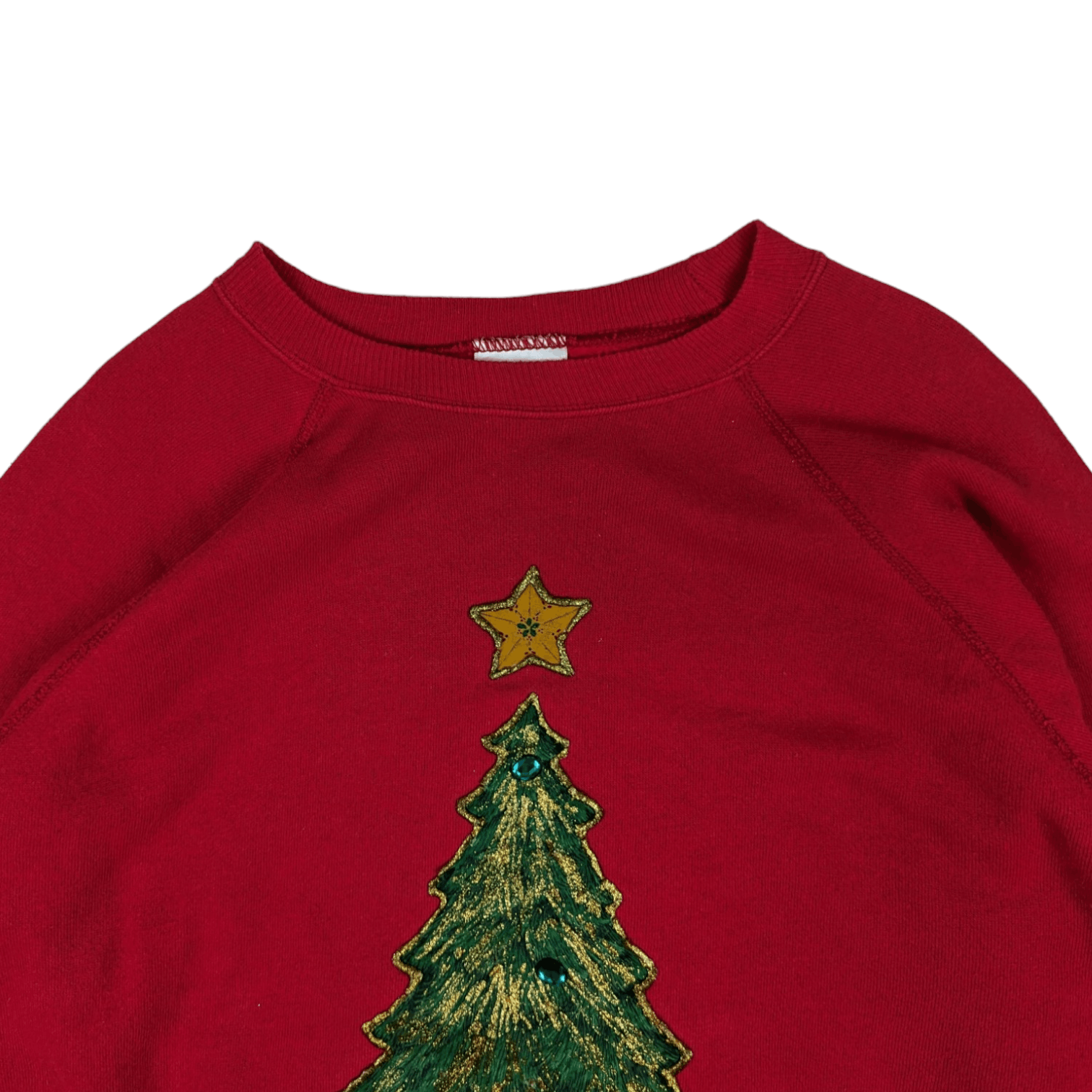 Hanes Vintage 90's HANES Christmas Tree Merry Christmas Jumper Size L / US 10 / IT 46 - 4 Thumbnail