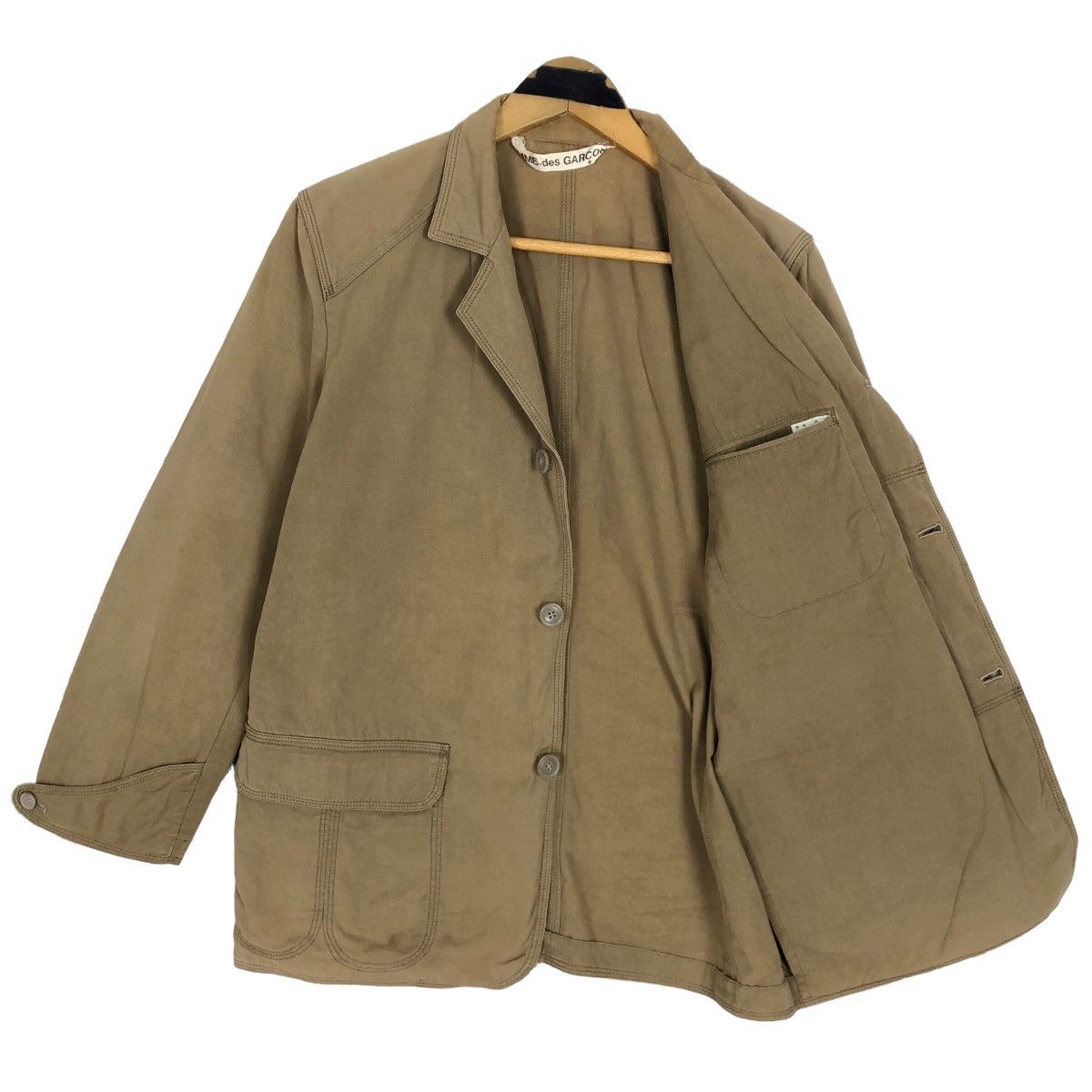Comme des Garcons Vintage 90s Comme Des Garcons Light Jacket Single Breasted Size S / US 4 / IT 40 - 7 Thumbnail