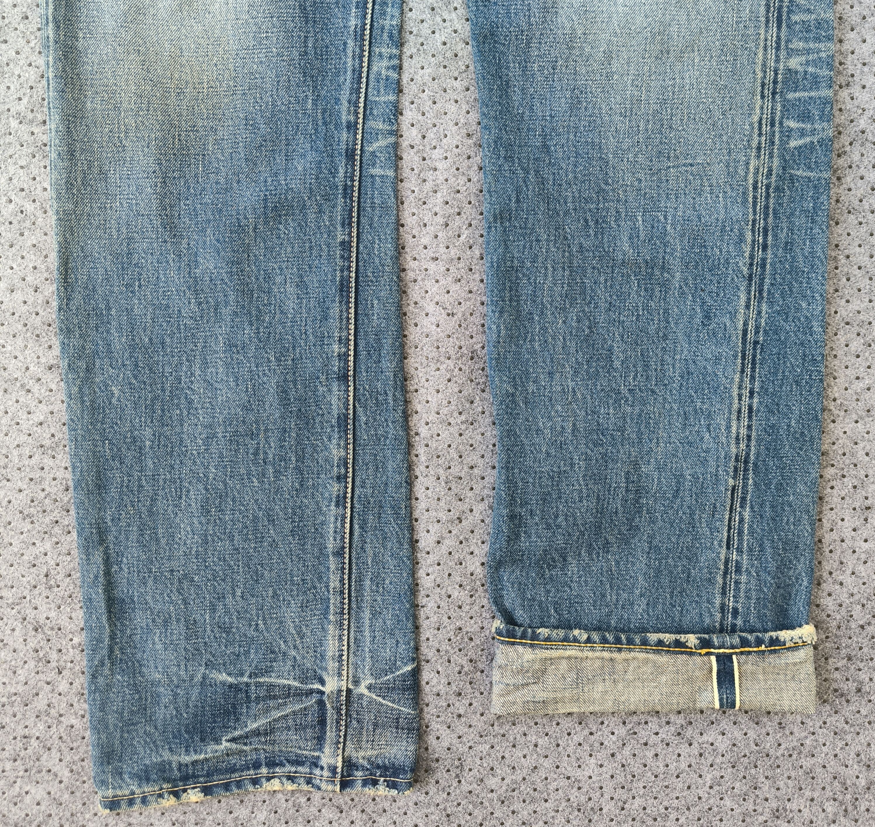 Japanese Brand MABO International distressed selvedge jeans Size US 33 - 3 Thumbnail