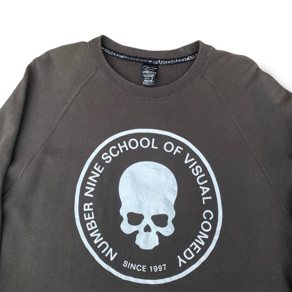 Number (N)ine Vintage SS01 Number Nine School of Visual Comedy Sweatshirt Size US L / EU 52-54 / 3 - 2 Thumbnail