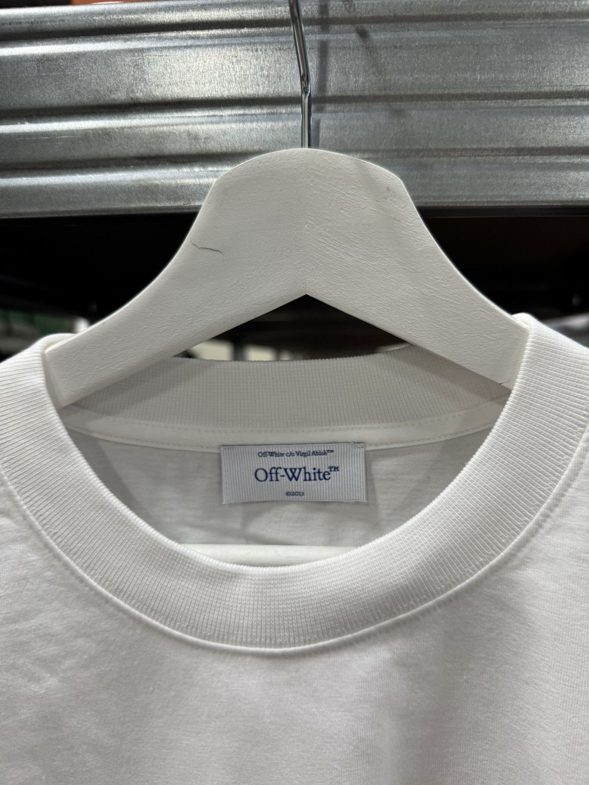Off-White Off-white Scratch Tab T-shirt NEW 550$ Size US L / EU 52-54 / 3 - 4 Thumbnail