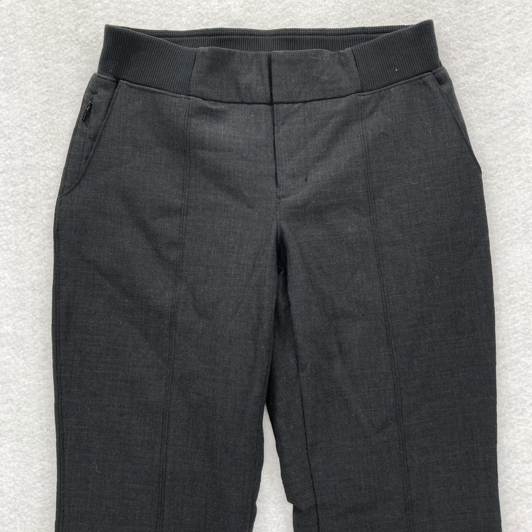 Athleta Athleta Wool Blend Work It City Pants Jogger Tapered Gray Size 4 Stretch Pockets Size 27" / US 4 / IT 40 - 2 Thumbnail
