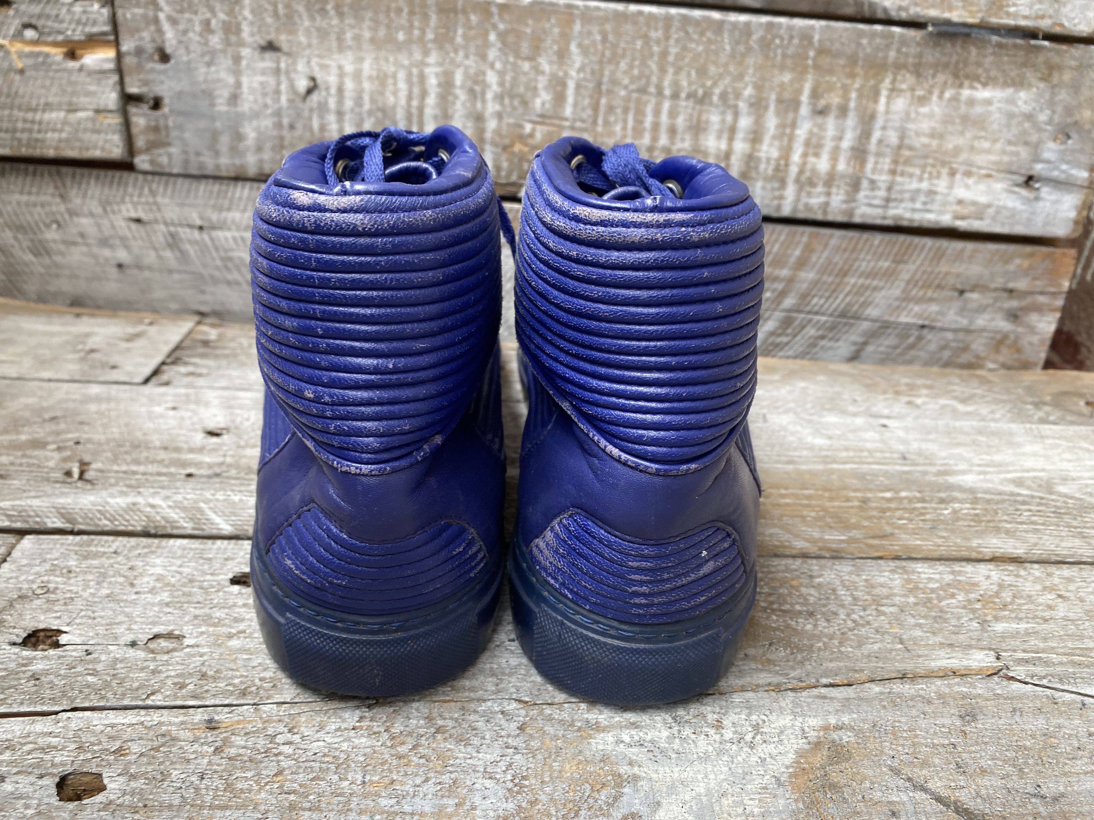 Balenciaga Balenciaga arena high-top blue suede sneakers sz 39 Size US 6 / EU 39 - 5 Thumbnail