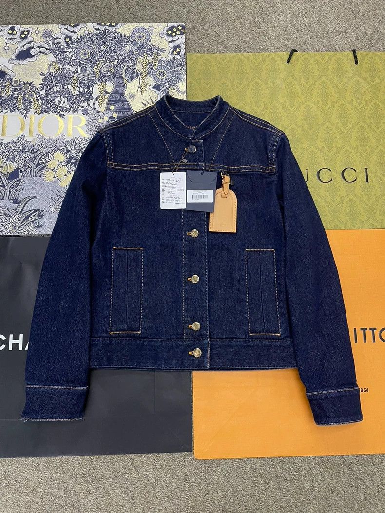 Louis Vuitton LV Luggage Tag Denim Jacket - dmc Size US S / EU 44-46 / 1 - 1 Thumbnail