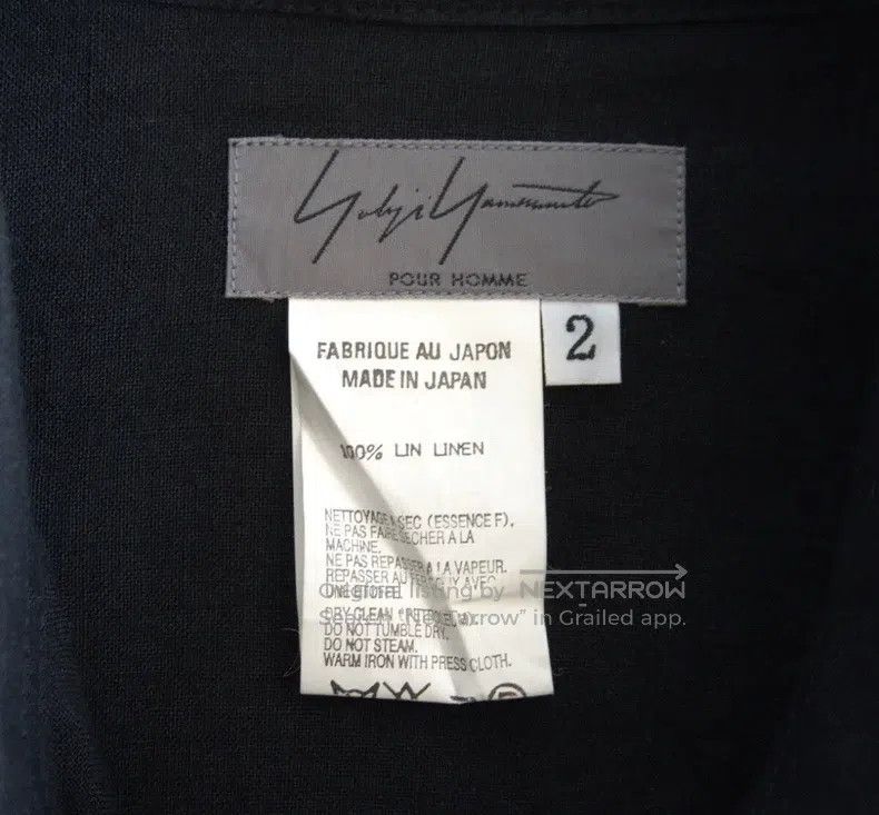Yohji Yamamoto Yohji Yamamoto Black linen military shirt jacket Size US M / EU 48-50 / 2 - 5 Thumbnail