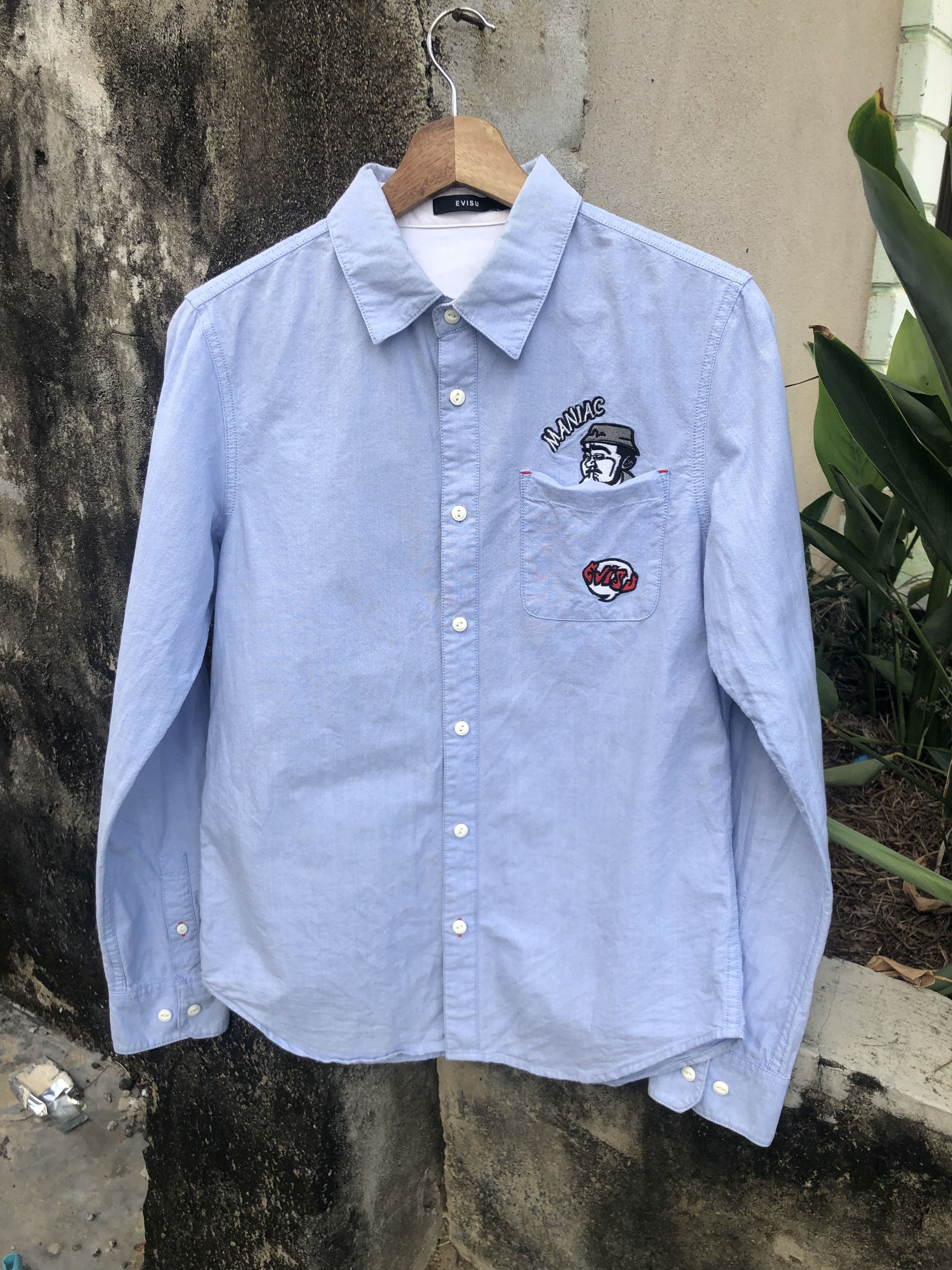Evisu Maniac Light Blue Button Shirts
