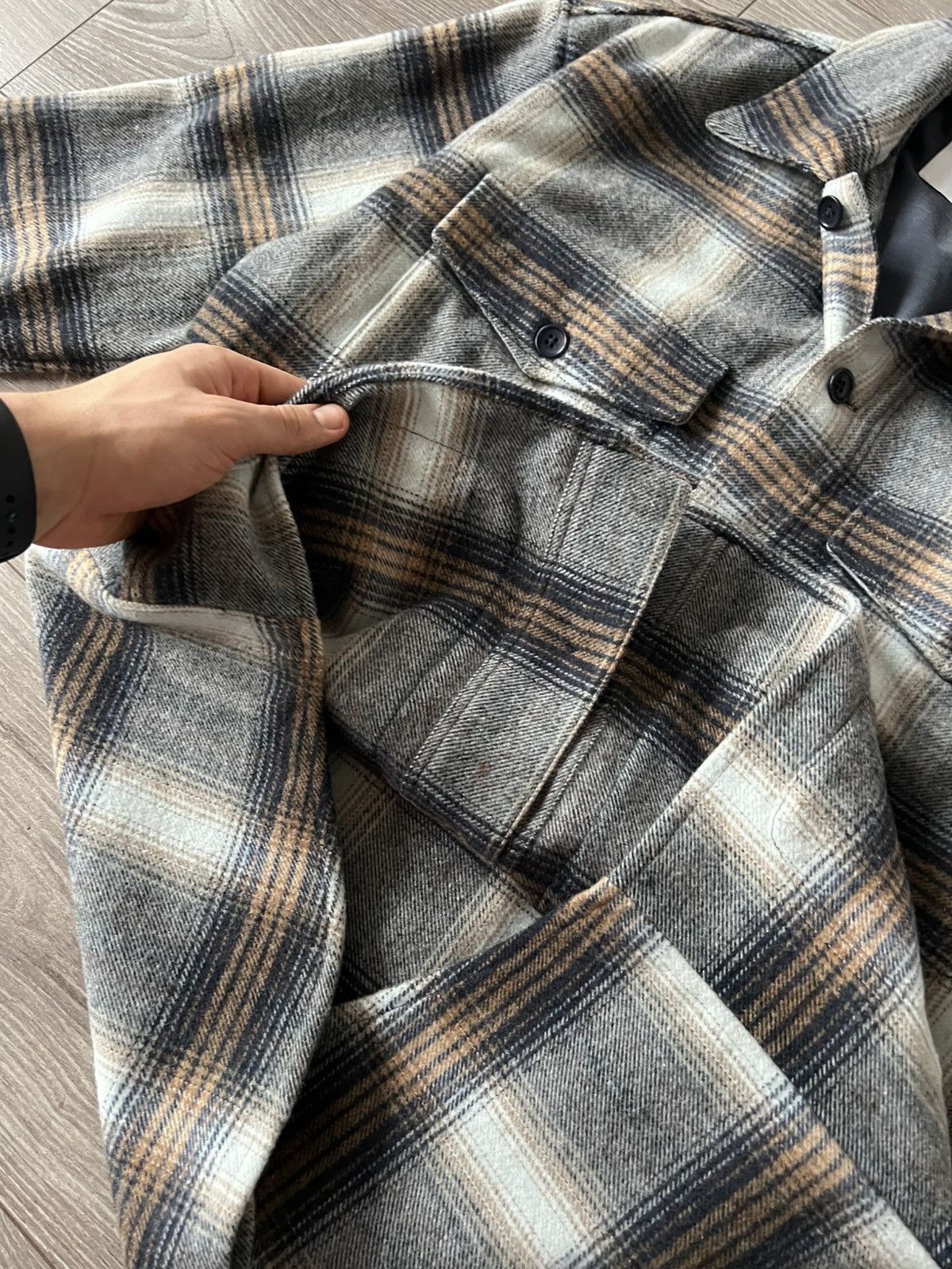 Samsoe Samsoe ‼️Samsoe Samsoe Oendal Acrylic/Wool Casual Shirt Jacket‼️ Size US M / EU 48-50 / 2 - 20 Thumbnail