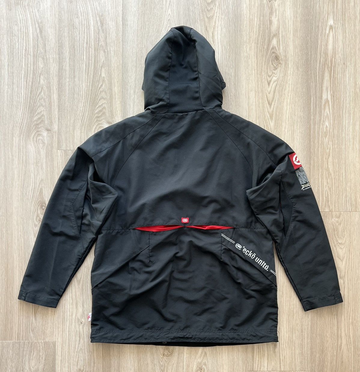 Ecko Unltd. × Vintage Vintage Ecko Unltd Black Anorak Jacket Size US S / EU 44-46 / 1 - 12 Thumbnail