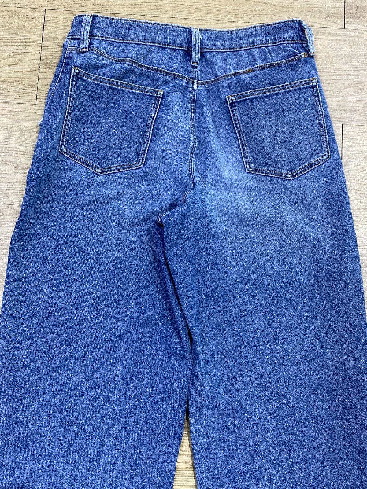 Japanese Brand Japanese Brand Acid Blue Wash Style Baggy Jeans Size US 28 / EU 44 - 4 Thumbnail