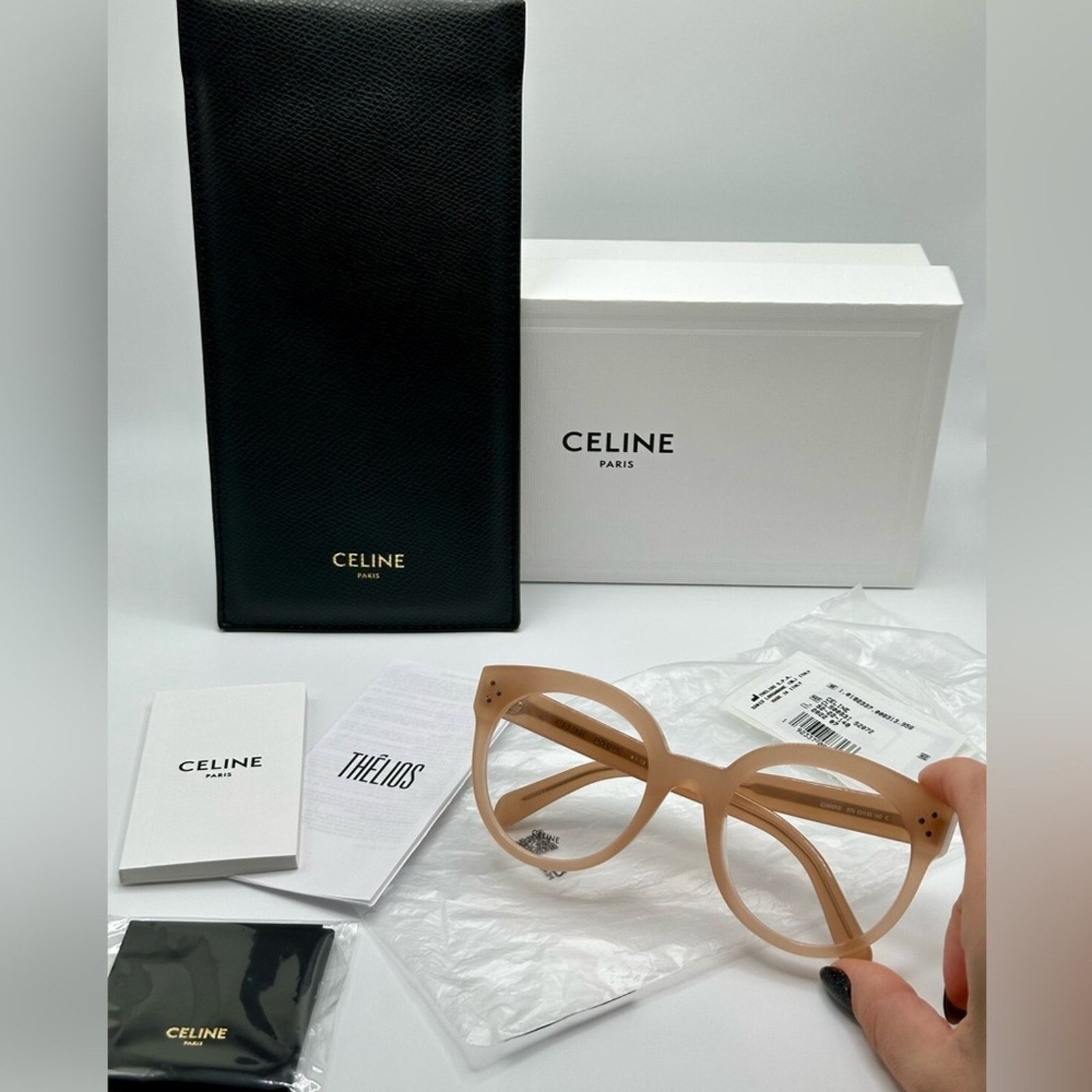 Celine NEW Celine Glasses CL50093I 52072 Nude Women Size ONE SIZE - 11 Thumbnail