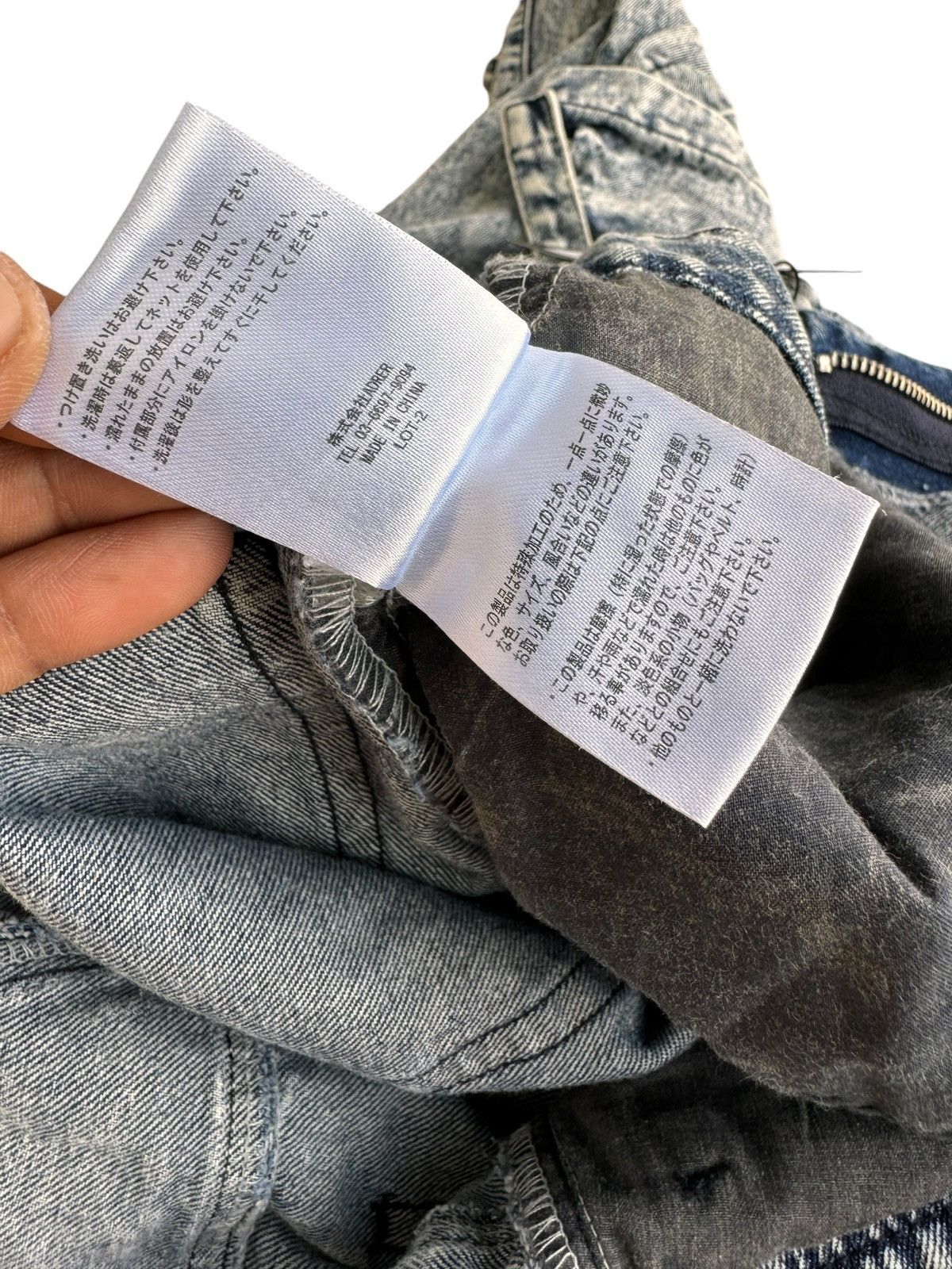 JNCO × Japanese Brand Streetwear Adrer Asid Wash baggy Multiple Pocket Jeans Size US 29 - 12 Thumbnail