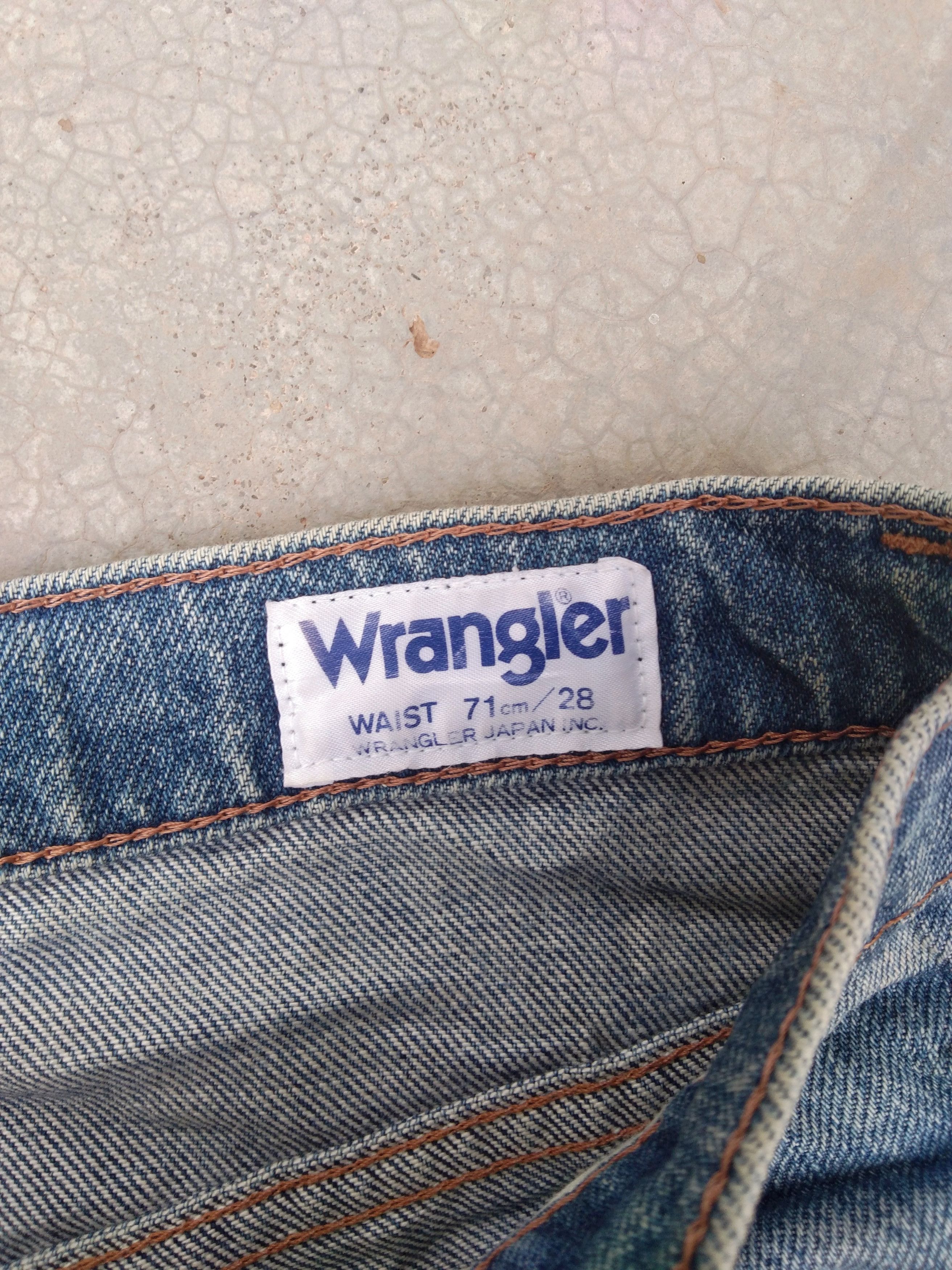 Japanese Brand × Jean × Vintage Vintage Rusty Wash Wrangler Distressed Jeans Size US 26 / EU 42 - 7 Thumbnail