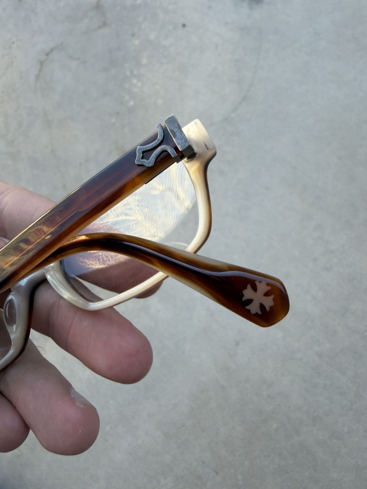 Chrome Hearts Chrome Hearts Dollz Eyeglasses – Tortoiseshell Made In Japan Size ONE SIZE - 10 Thumbnail