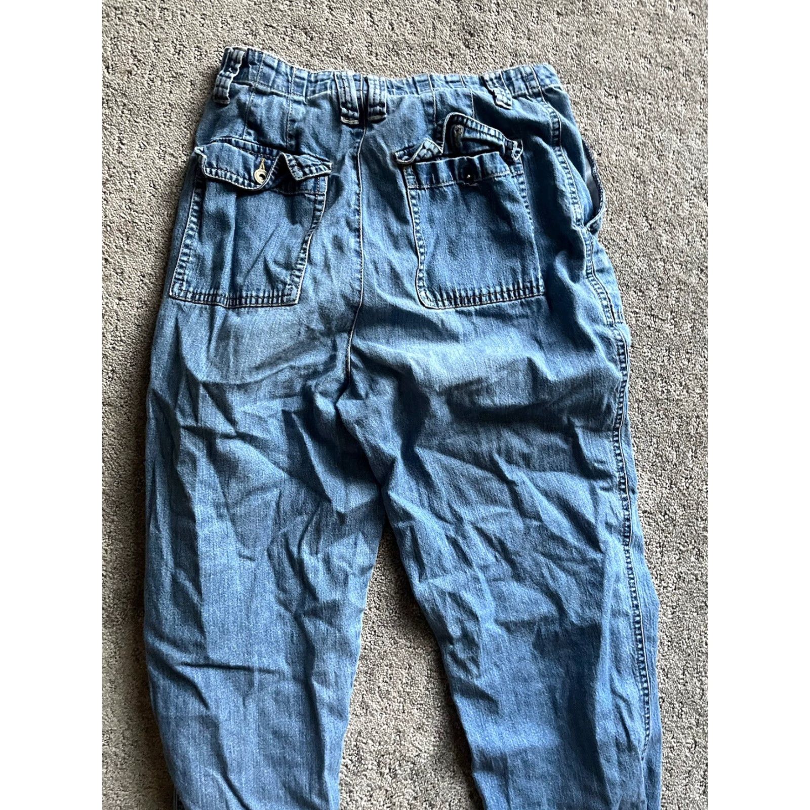 Vintage VINTAGE Lizwear Jeans Women’s 70s Casual Blue Cotton Tapered High Rise 4P Pockets Size 27" / US 4 / IT 40 - 3 Thumbnail