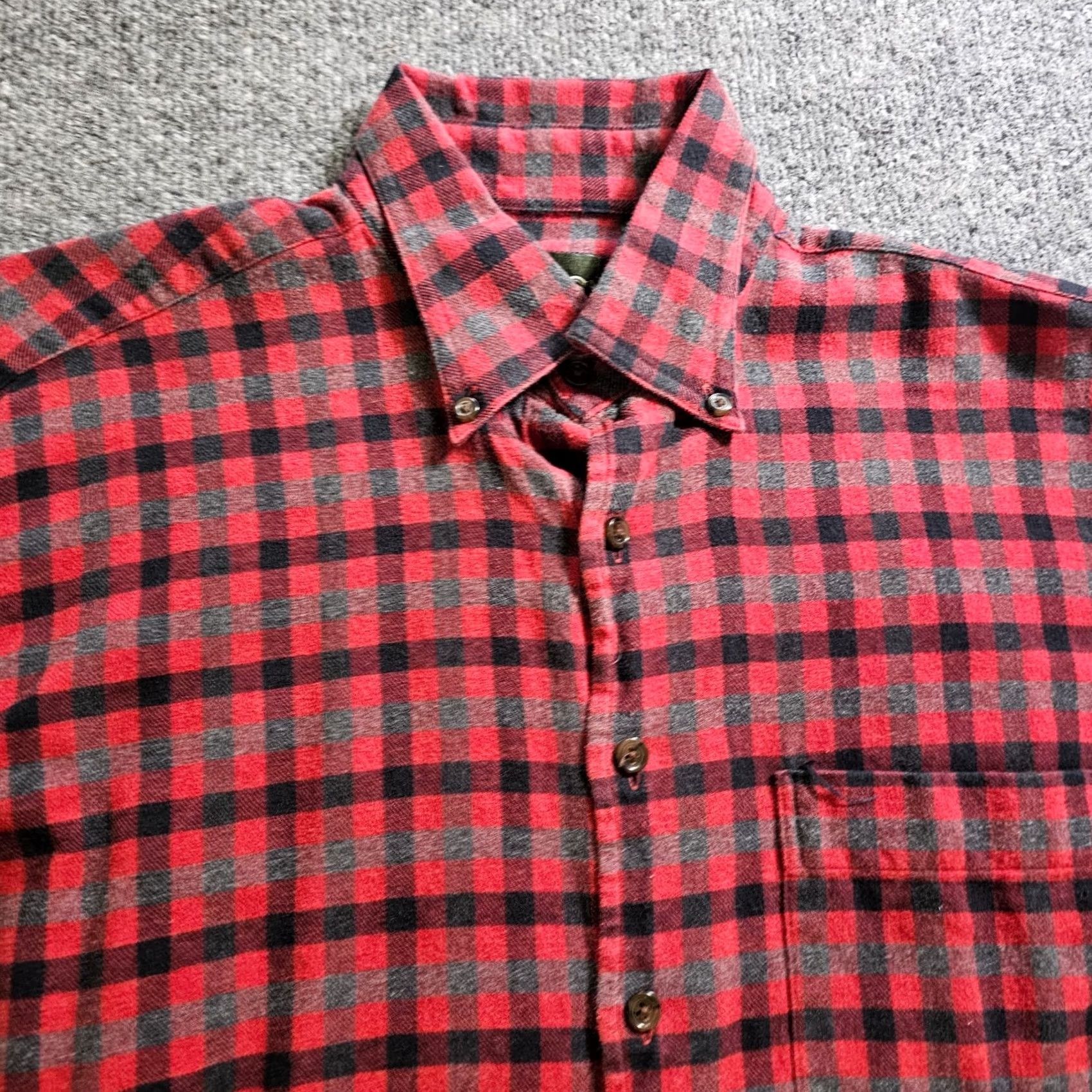Orvis Orvis Shirt Mens M Red Plaid Flannel Button Long Sleeve Casual Outdoor Size US M / EU 48-50 / 2 - 2 Thumbnail