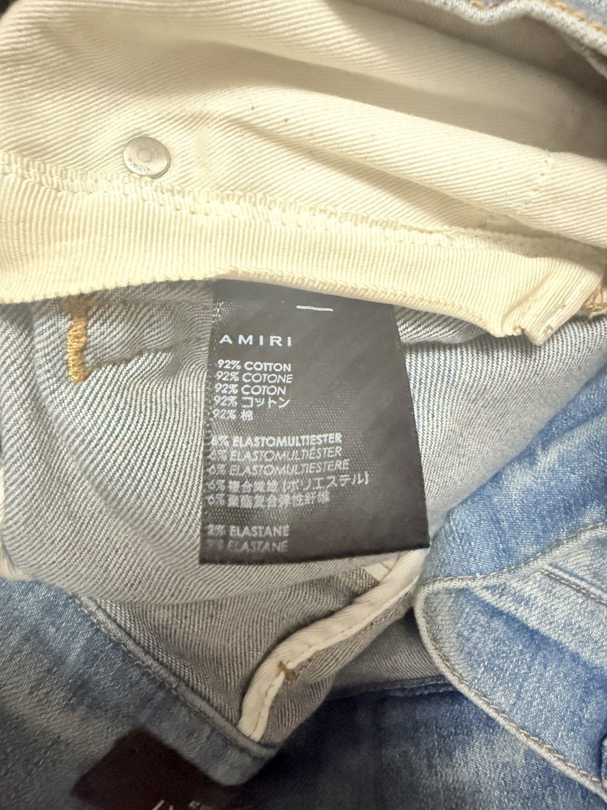 Amiri Amiri MX2 blue camo jeans Size US 28 / EU 44 - 5 Thumbnail