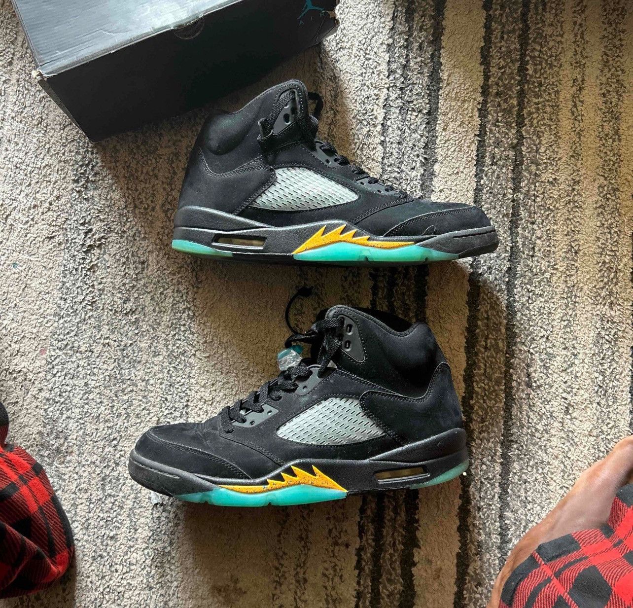Jordan Brand Jordan 5s aqua Size US 13 / EU 46 - 1 Thumbnail