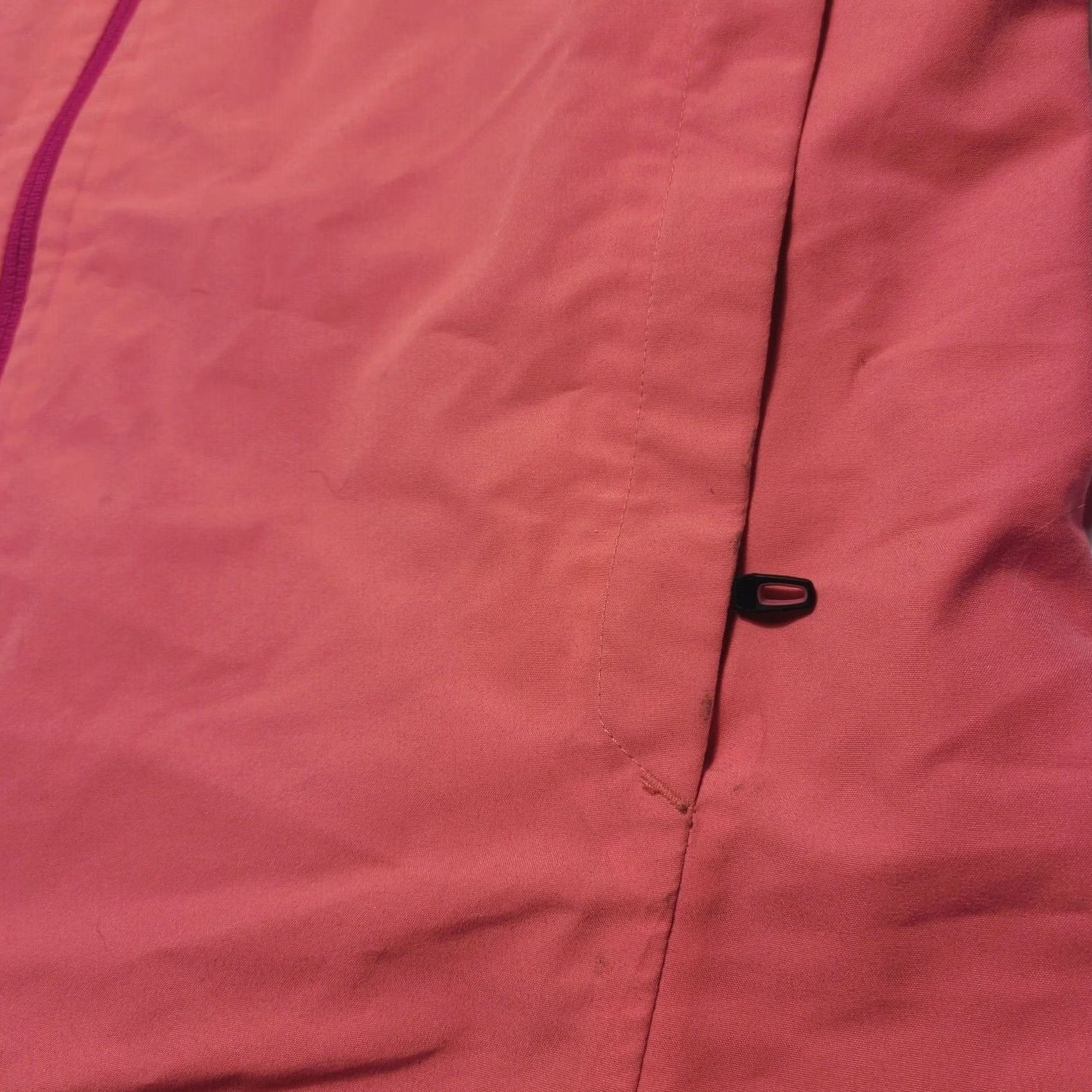Adidas Adidas Outdoor Women's Large Climaproof Rain Windbreaker Jacket Peach Pink Hood Jacket Size L / US 10 / IT 46 - 5 Thumbnail