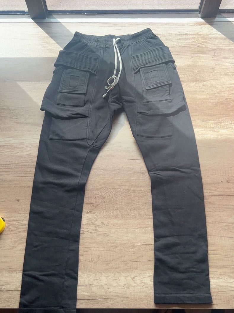 Rick Owens Rick Owens RO Double Ring Cargo Pants - dmc Size US 26 / EU 42 - 1 Thumbnail