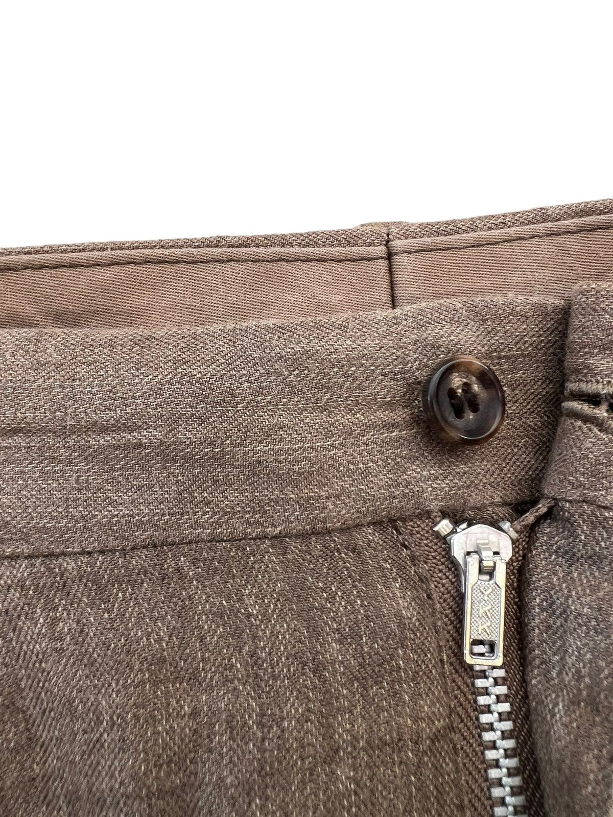 Other Vintage Papas Japan Sun Fade Light Brown Linen Loose Trouser Size US 32 / EU 48 - 7 Thumbnail