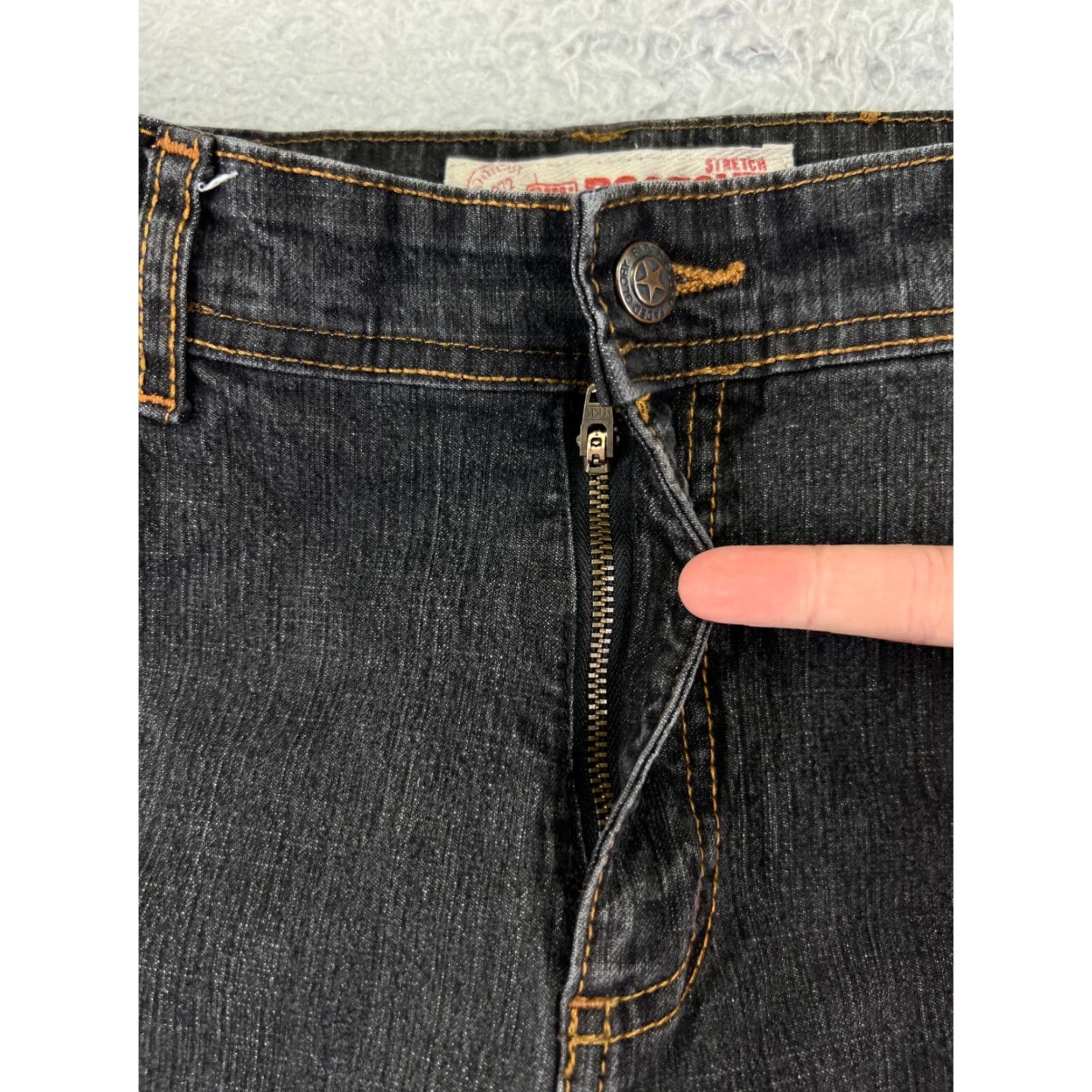 Faded Glory Faded Glory Jeans Womens Black Denim Bootcut Stretch Mid Rise 31x27 Jeans Size 24" / US 00 / IT 34 - 5 Thumbnail