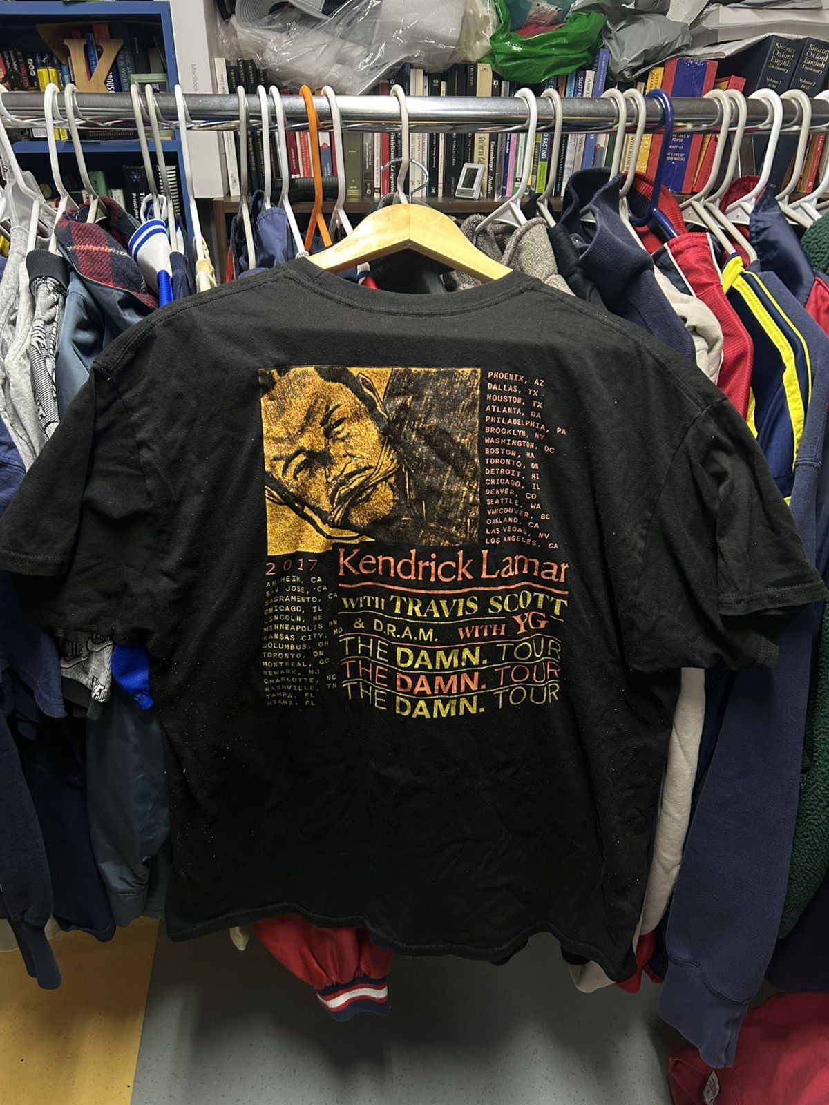 Rap Tees × Vintage Kendrick Lamar The Damn Tour Rap Tee Size US XL / EU 56 / 4 - 4 Thumbnail
