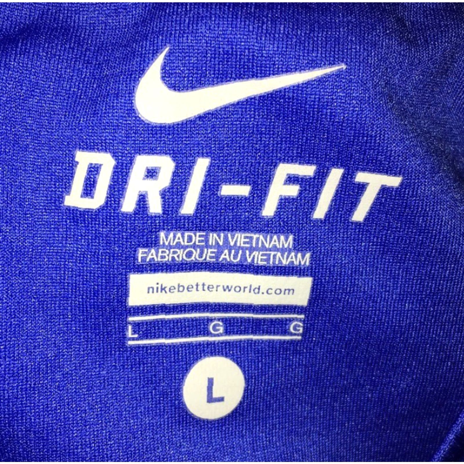 Nike Nike Athletic T-Shirt Mens Large Blue Dri-Fit Activewear Size US L / EU 52-54 / 3 - 5 Thumbnail