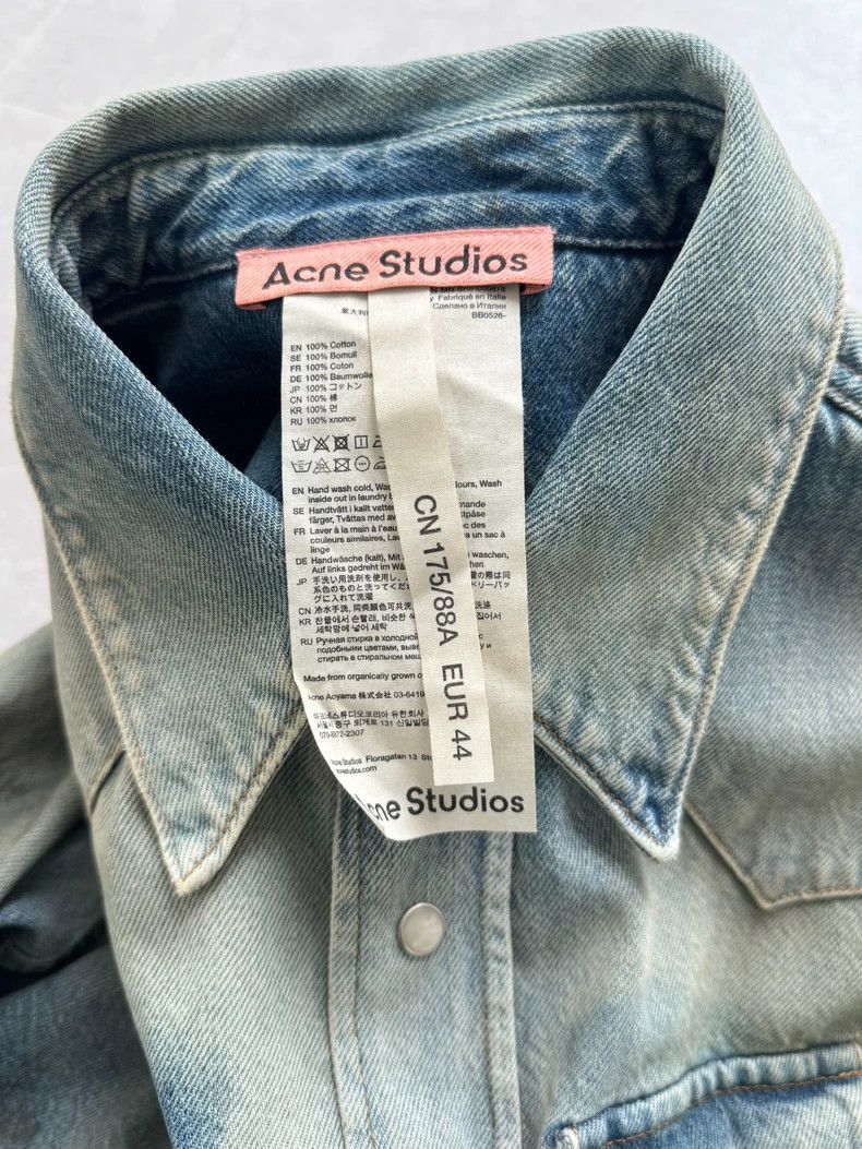 Acne Studios Acne Studios Aged shirt Size US S / EU 44-46 / 1 - 5 Thumbnail