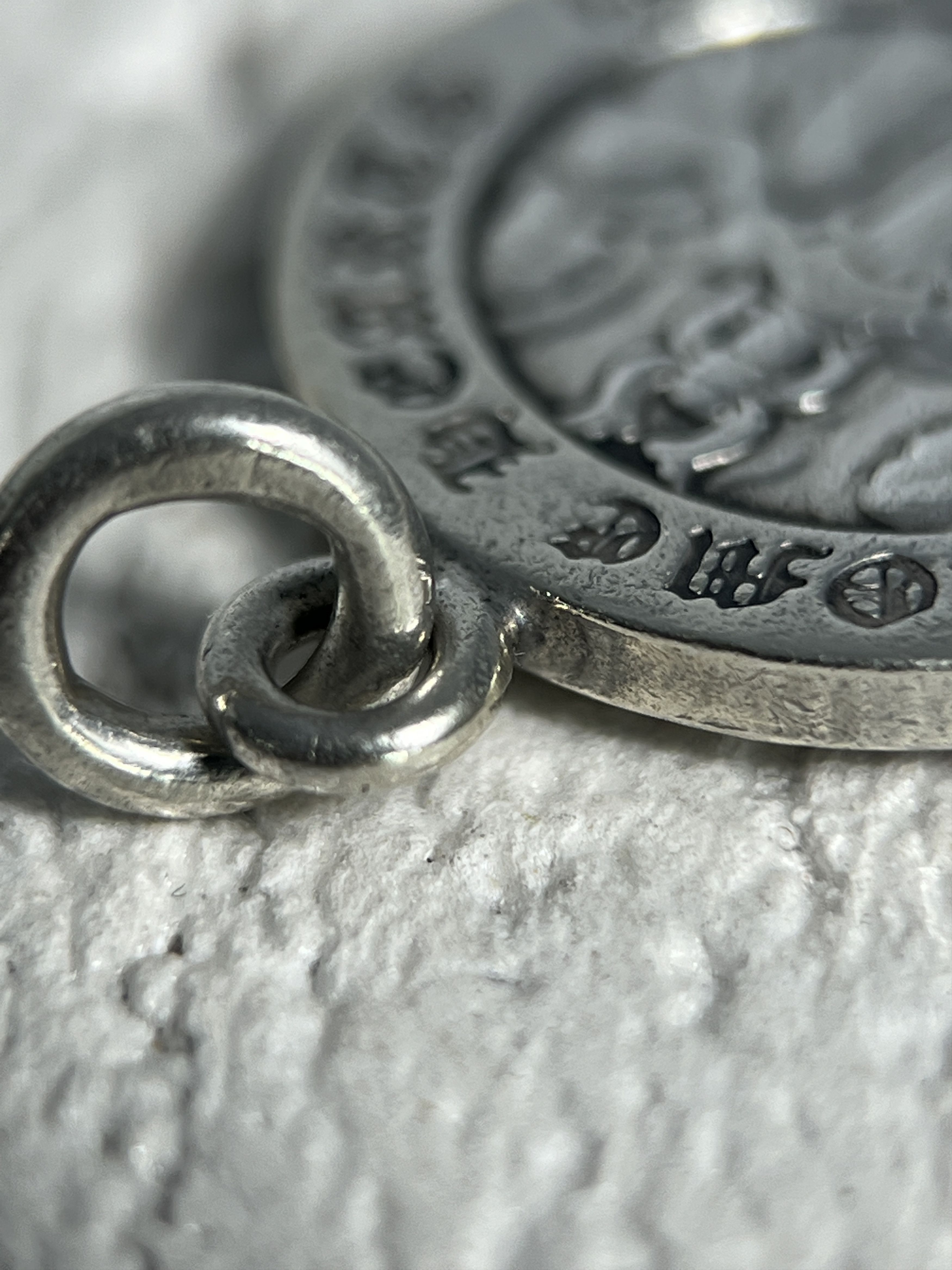 Chrome Hearts Chrome Hearts Dagger Medallion Pendant Charm Silver Size ONE SIZE - 12 Thumbnail