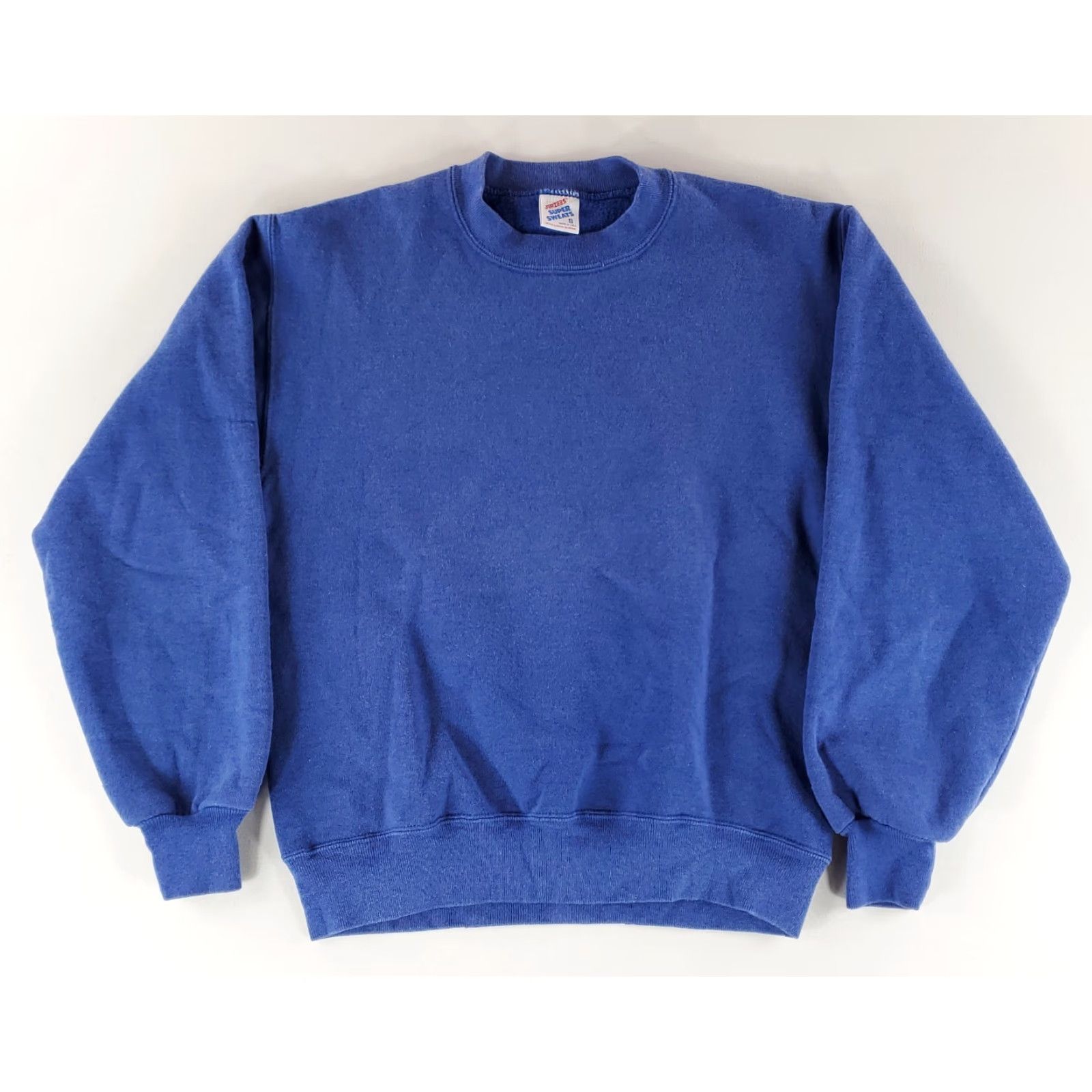 Jerzees VINTAGE Jerzees Super Sweats VTG 90s Crew Neck Sweatshirt Blue Long Sleeve Mens S Size US S / EU 44-46 / 1 - 2 Thumbnail