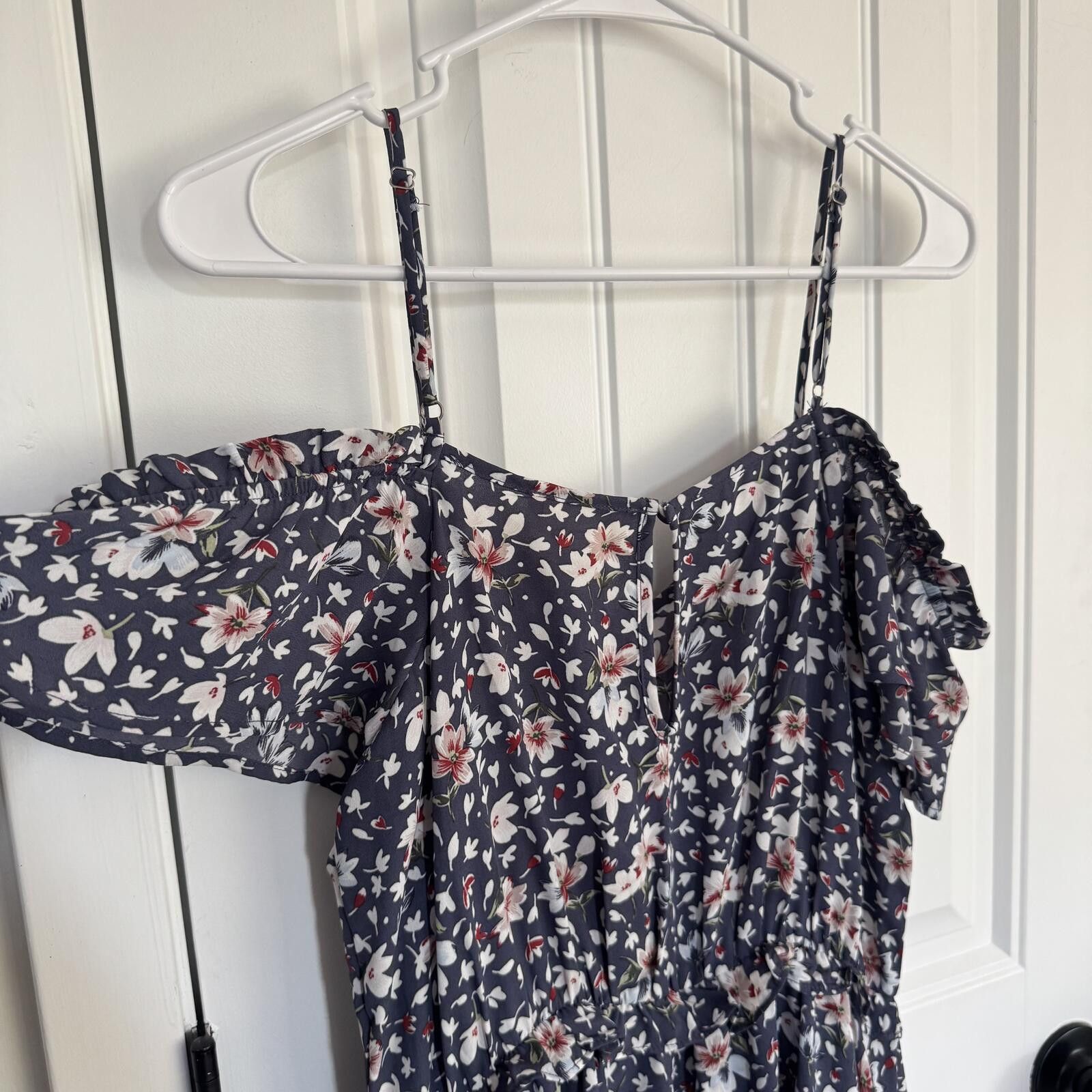 Other Jessica Simpson Medium Floral- Cold Shoulder Tank Dress Size M / US 6-8 / IT 42-44 - 4 Thumbnail