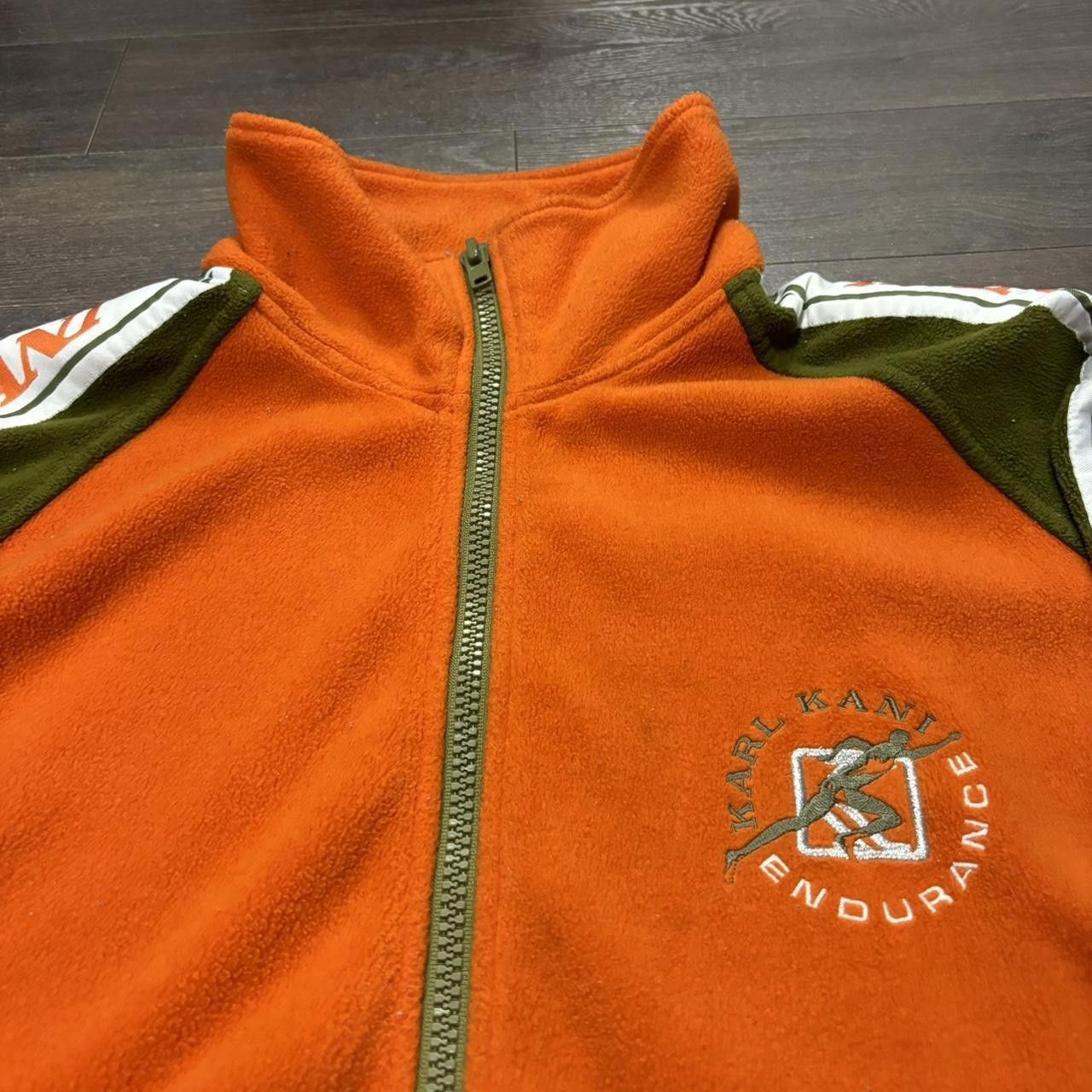 Karl Kani Vintage Karl Kani Endurance Collared Fleece Sweatshirt XL Size US XL / EU 56 / 4 - 1 Thumbnail