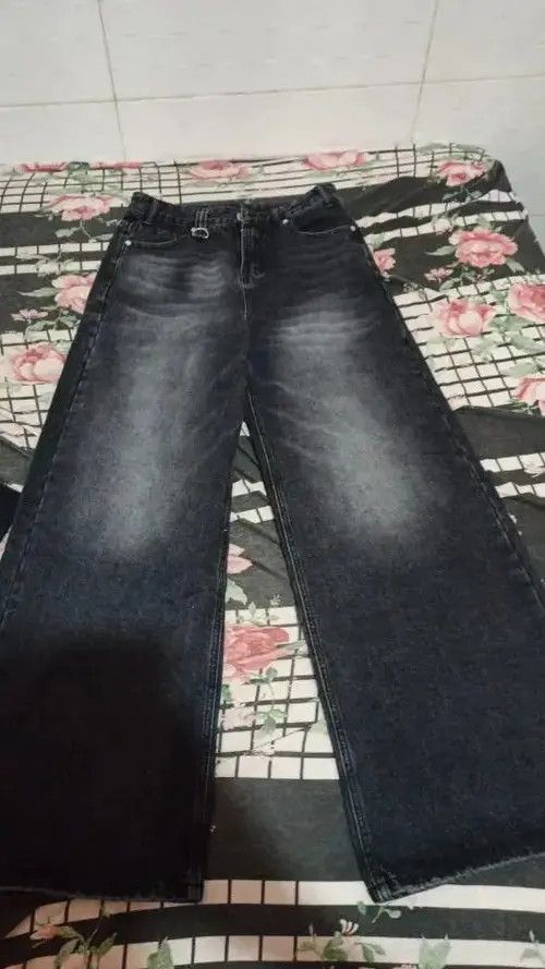 Designer × Japanese Brand Baggy Denim Trousers Wide Leg Loose Size US 30 / EU 46 - 3 Thumbnail