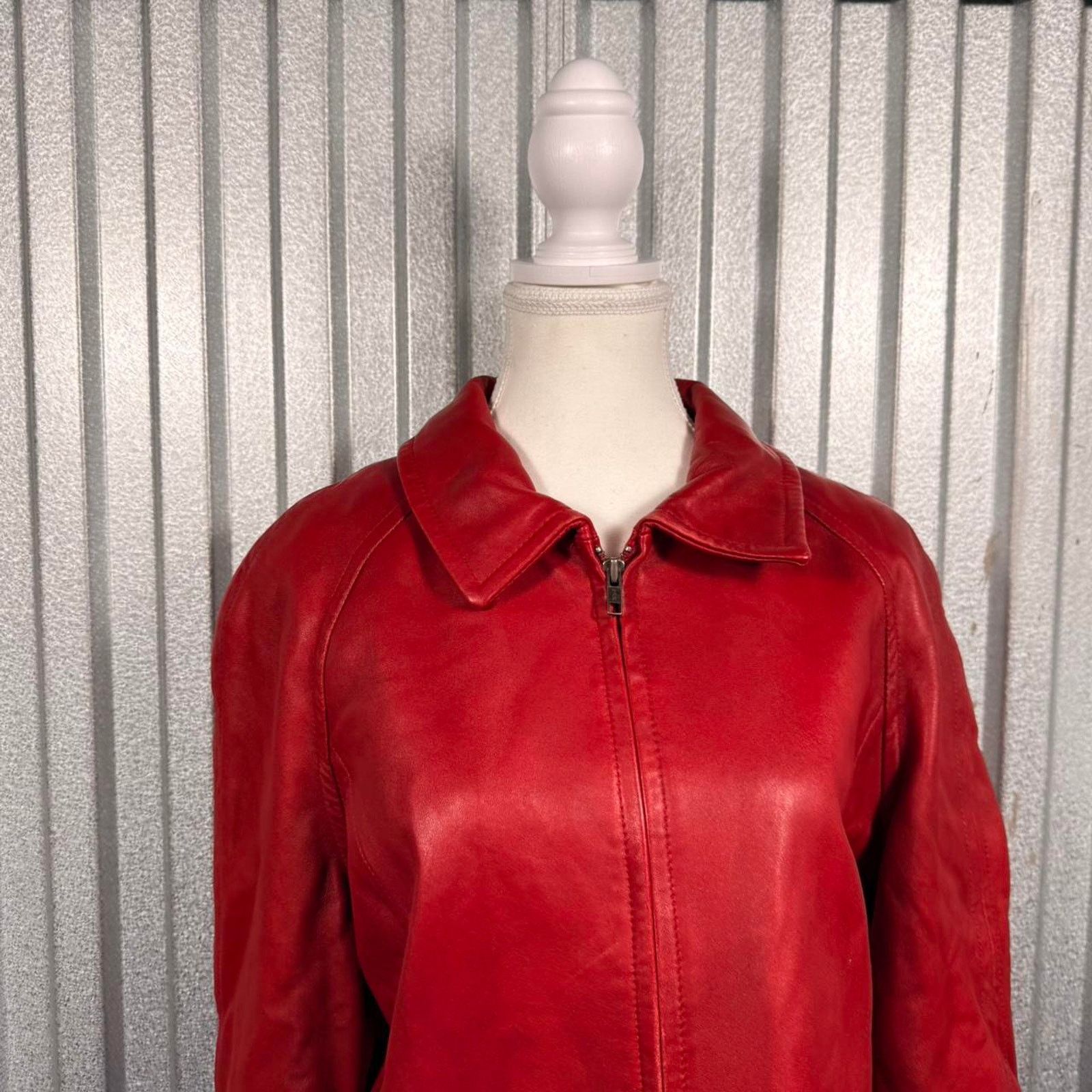Other Vintage red leather danier jacket Size M / US 6-8 / IT 42-44 - 2 Thumbnail