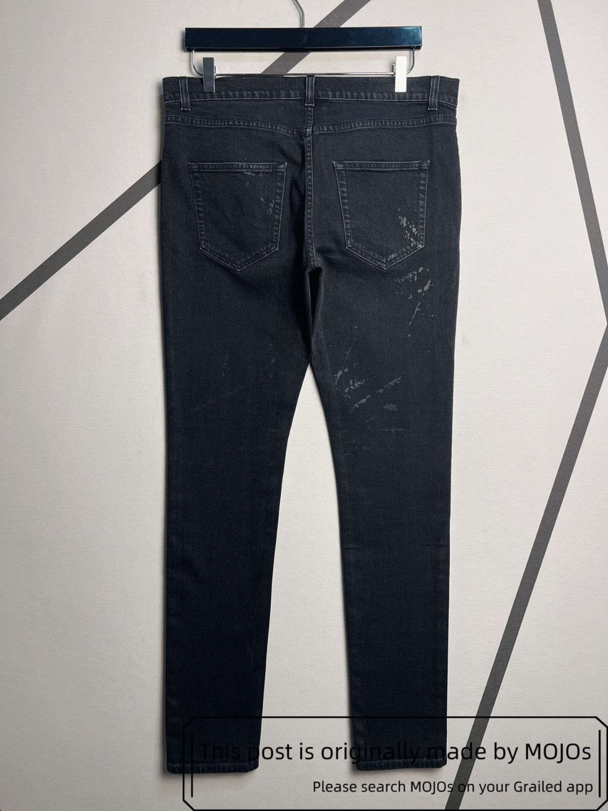 Saint Laurent Paris Sz 32 Saint Laurent Paris 17AW Wax Splash Denim mojos2302 Size US 32 / EU 48 - 2 Thumbnail