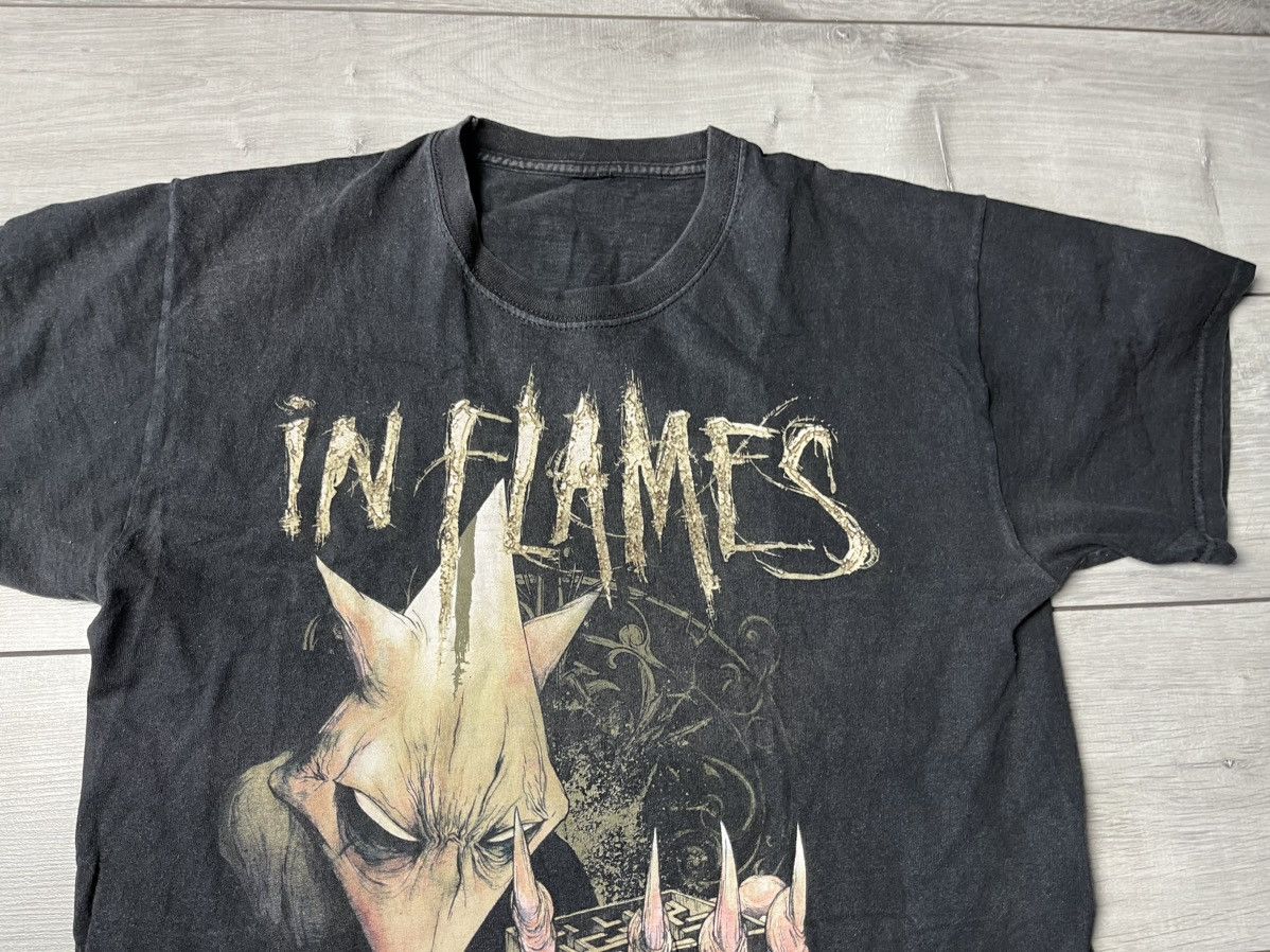 Band Tees Vintage In Flames Tshirt rock band size Large Size US L / EU 52-54 / 3 - 3 Thumbnail