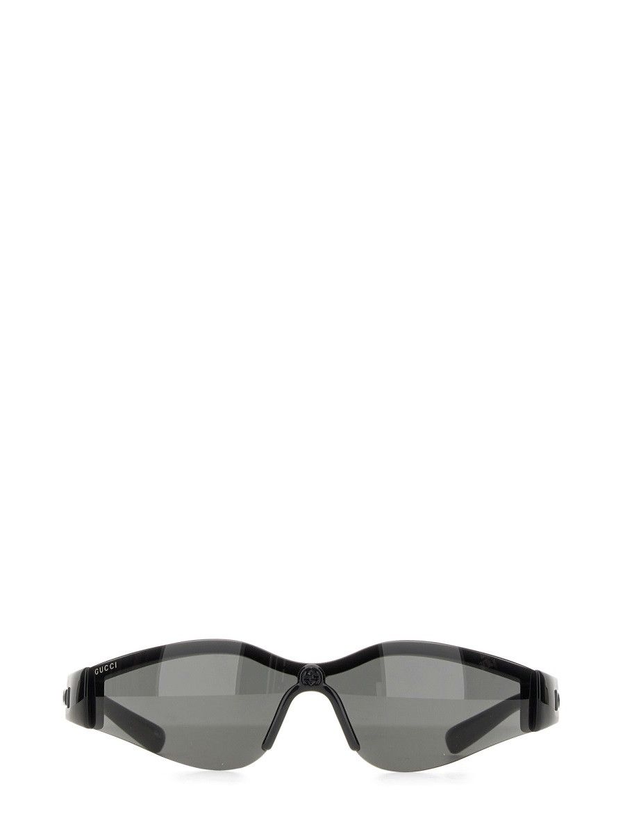 Gucci GUCCI MASK SUNGLASSES - BLACK Size ONE SIZE - 1 Thumbnail