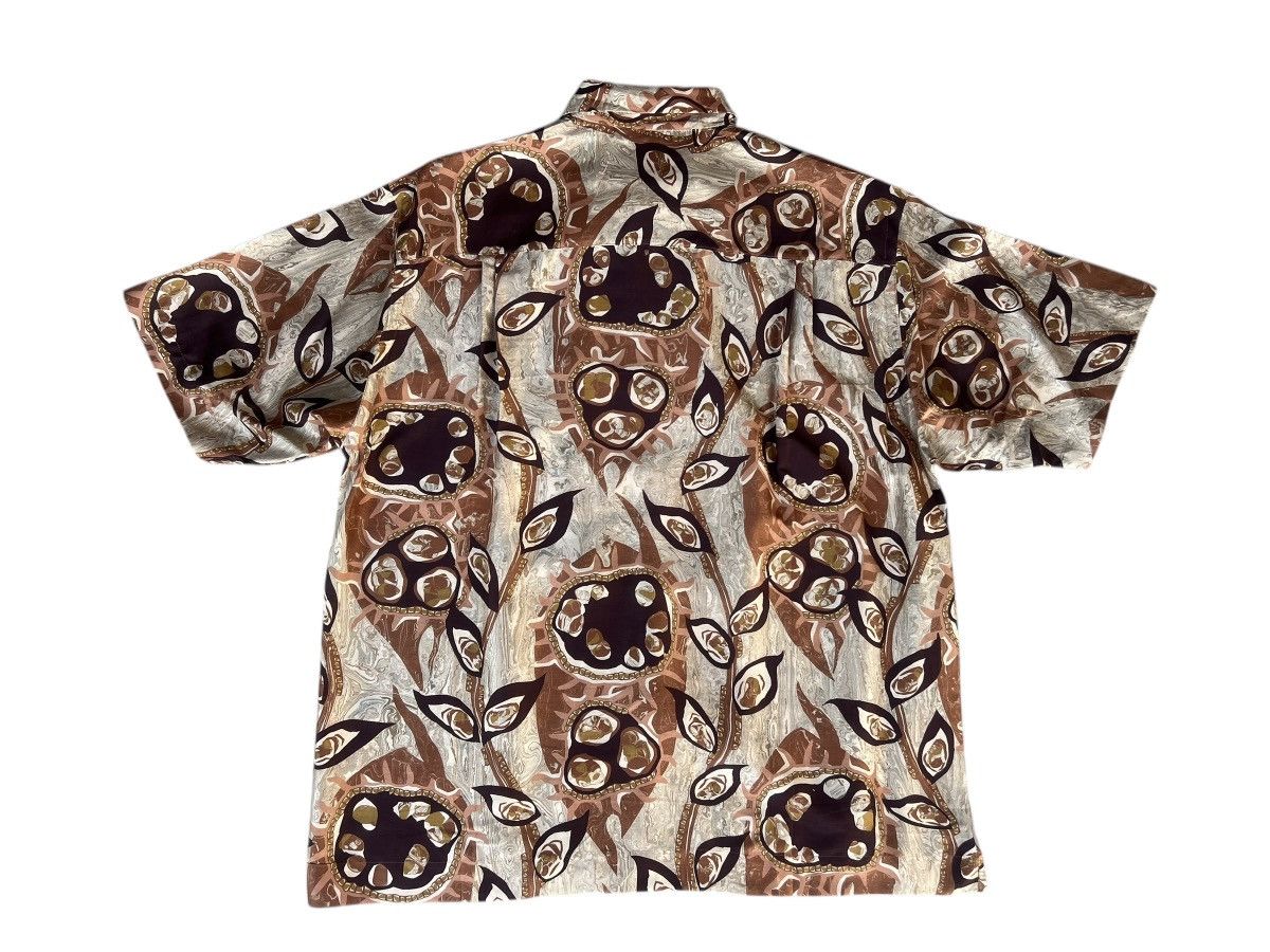 Japanese Brand Vintage 90s Monsieur Nicole Abstract Art 100% Silk Shirt Size US M / EU 48-50 / 2 - 15 Thumbnail