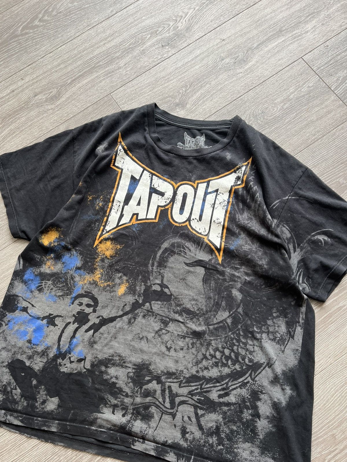 Vintage Vintage Tapout T-Shirt Size US XL / EU 56 / 4 - 8 Thumbnail