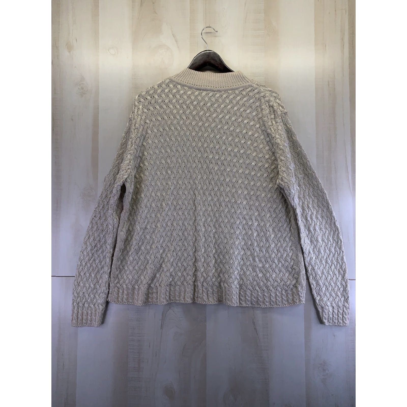 Vintage VINTAGE Cotton Forever US Made Ivory Knit Sweater Womens XL-6854 Size XL / US 12-14 / IT 48-50 - 5 Thumbnail