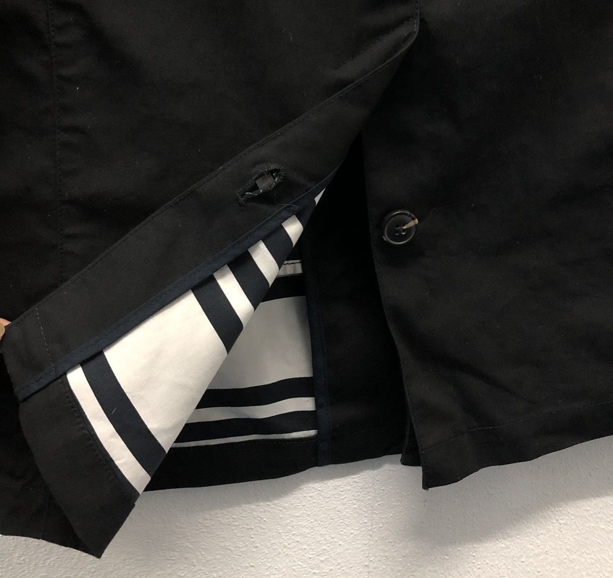 NANO universe × Vintage Nano Universe Tokyo Black Cotton Hooded Coat – Size S Size US S / EU 44-46 / 1 - 10 Thumbnail