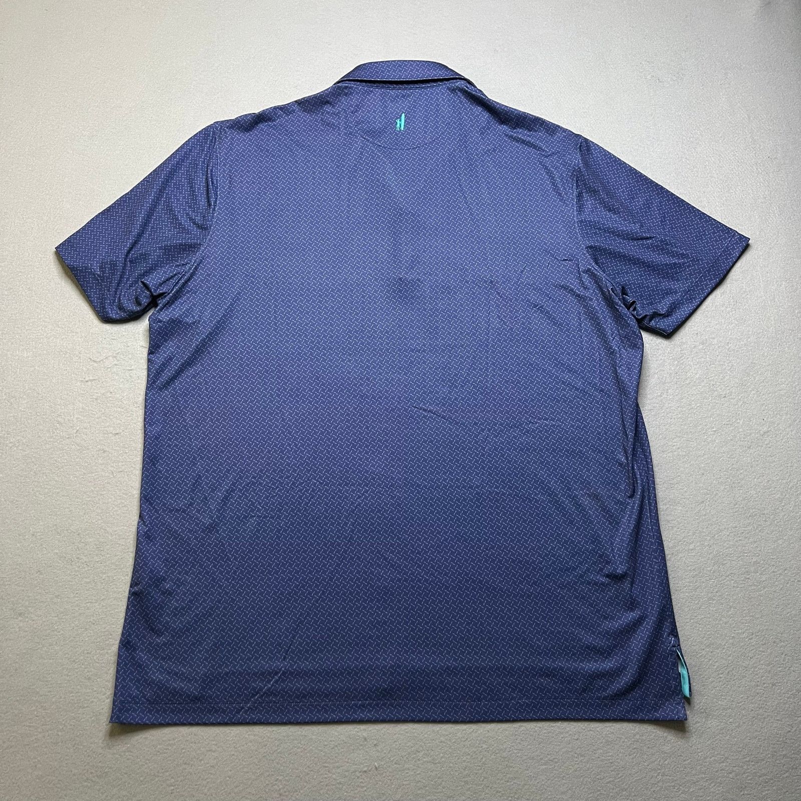 johnnie-O Johnnie-O Polo Shirt Men’s XL Geometric UPF 50 White Hawk Size US XL / EU 56 / 4 - 8 Thumbnail