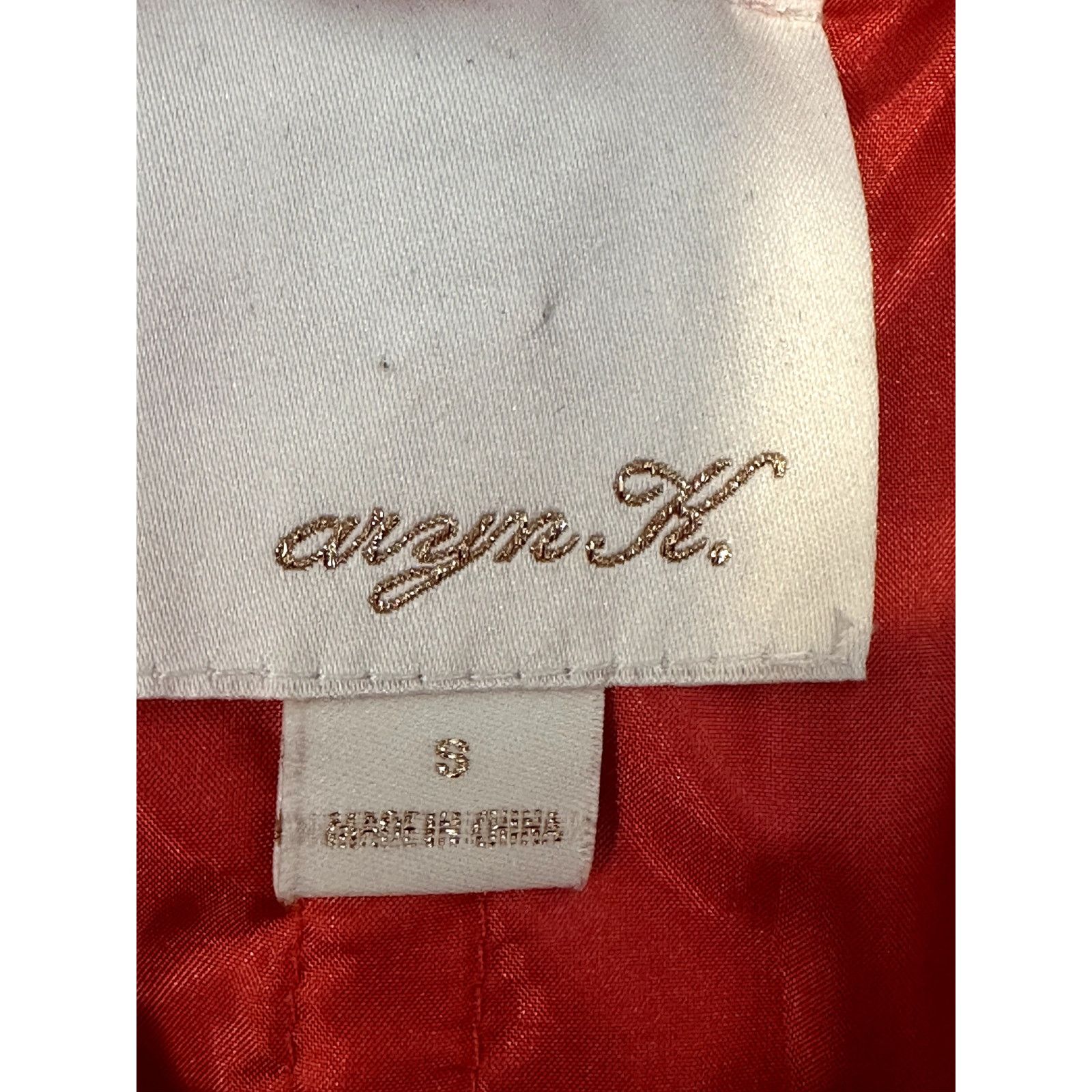 Other Anyn K Women's Red Strapless 100% Cotton Peplum Mini Dress S Size S / US 4 / IT 40 - 8 Thumbnail