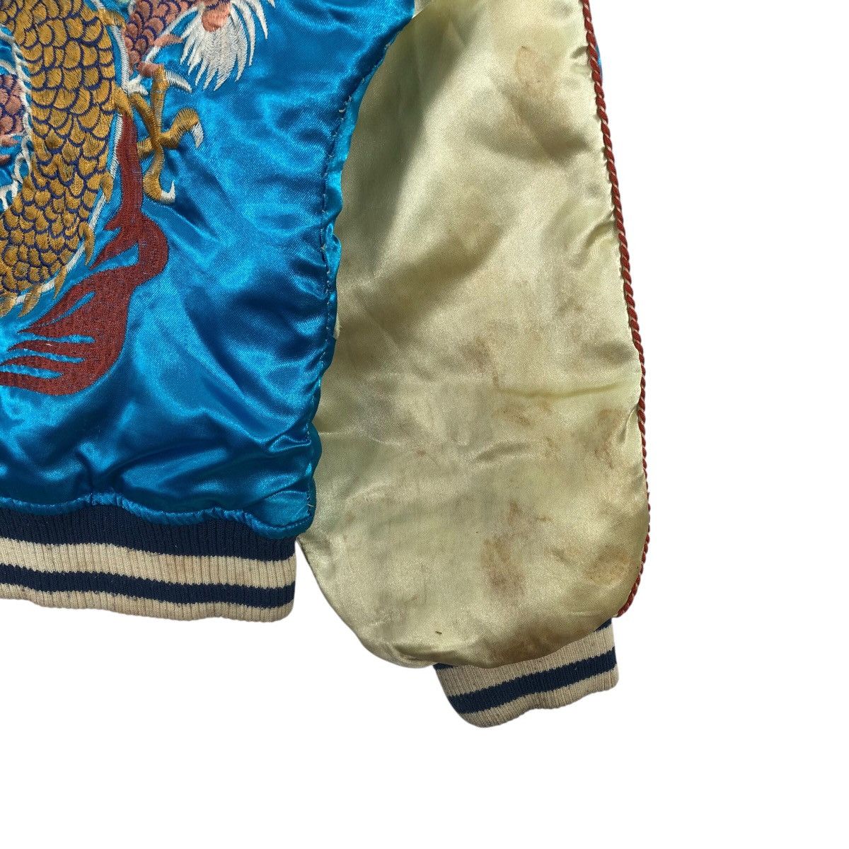 Vintage Vintage Japanese Traditional SUKAJAN DRAGON Satin Jacket Size XS / US 0-2 / IT 36-38 - 6 Thumbnail