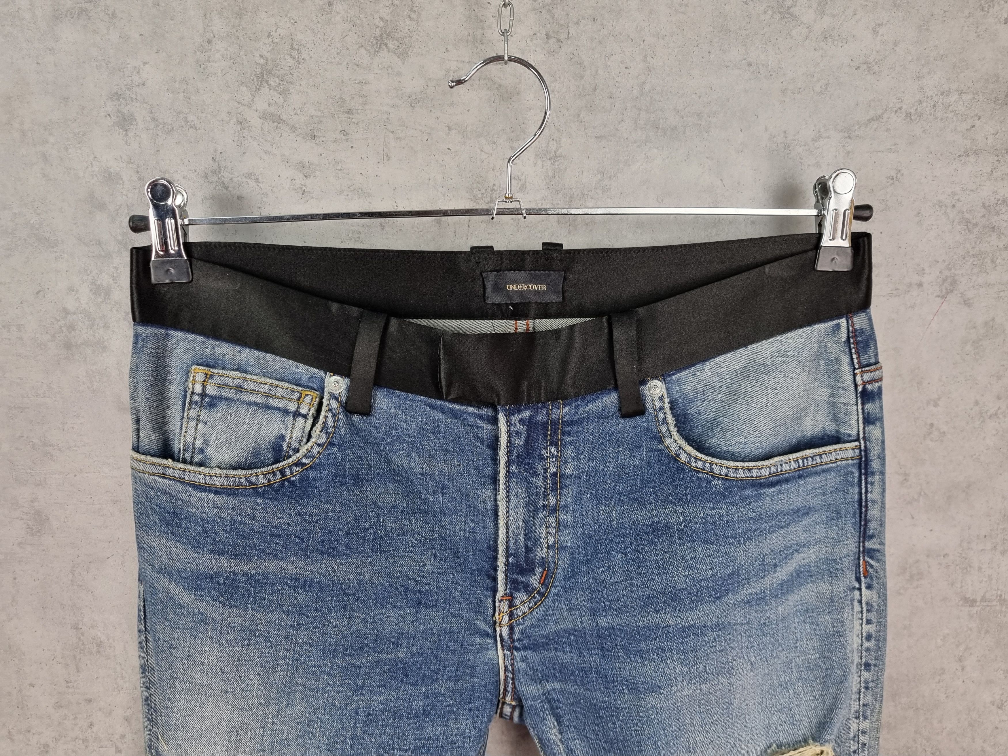 Undercover Satin Waist Silk Cotton Undercover Skinny Jeans Size US 28 / EU 44 - 8 Thumbnail