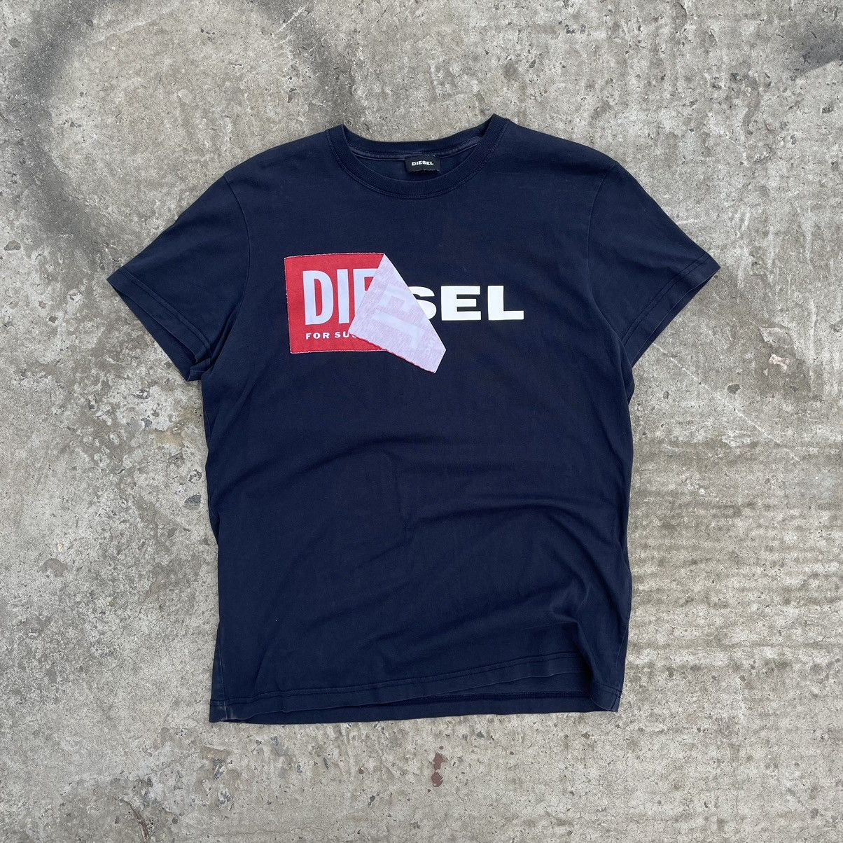 Diesel Vintage Diesel T-shirts Big Logo Y2K Style USA Size L / US 10 / IT 46 - 1 Thumbnail