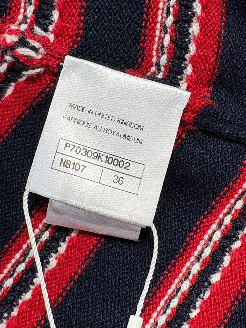 Chanel Chanel SizeS 21C red and blue color block 36 size striped k Size 24" / US 00 / IT 34 - 7 Thumbnail