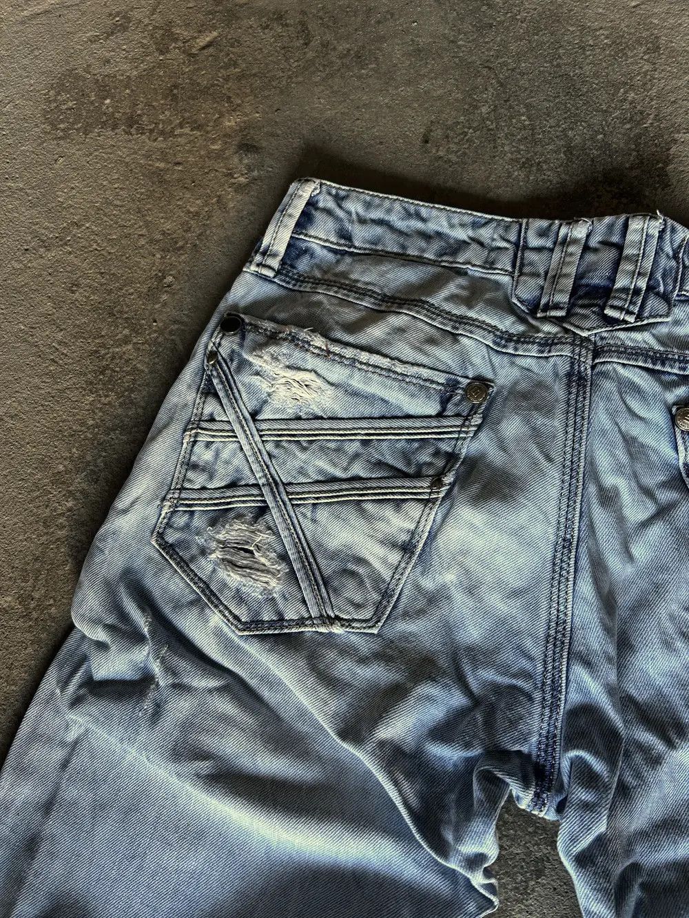 Hysteric Glamour VTG Streetwear Distressed Hysteric Balenci Style Jeans Size US 32 / EU 48 - 6 Thumbnail