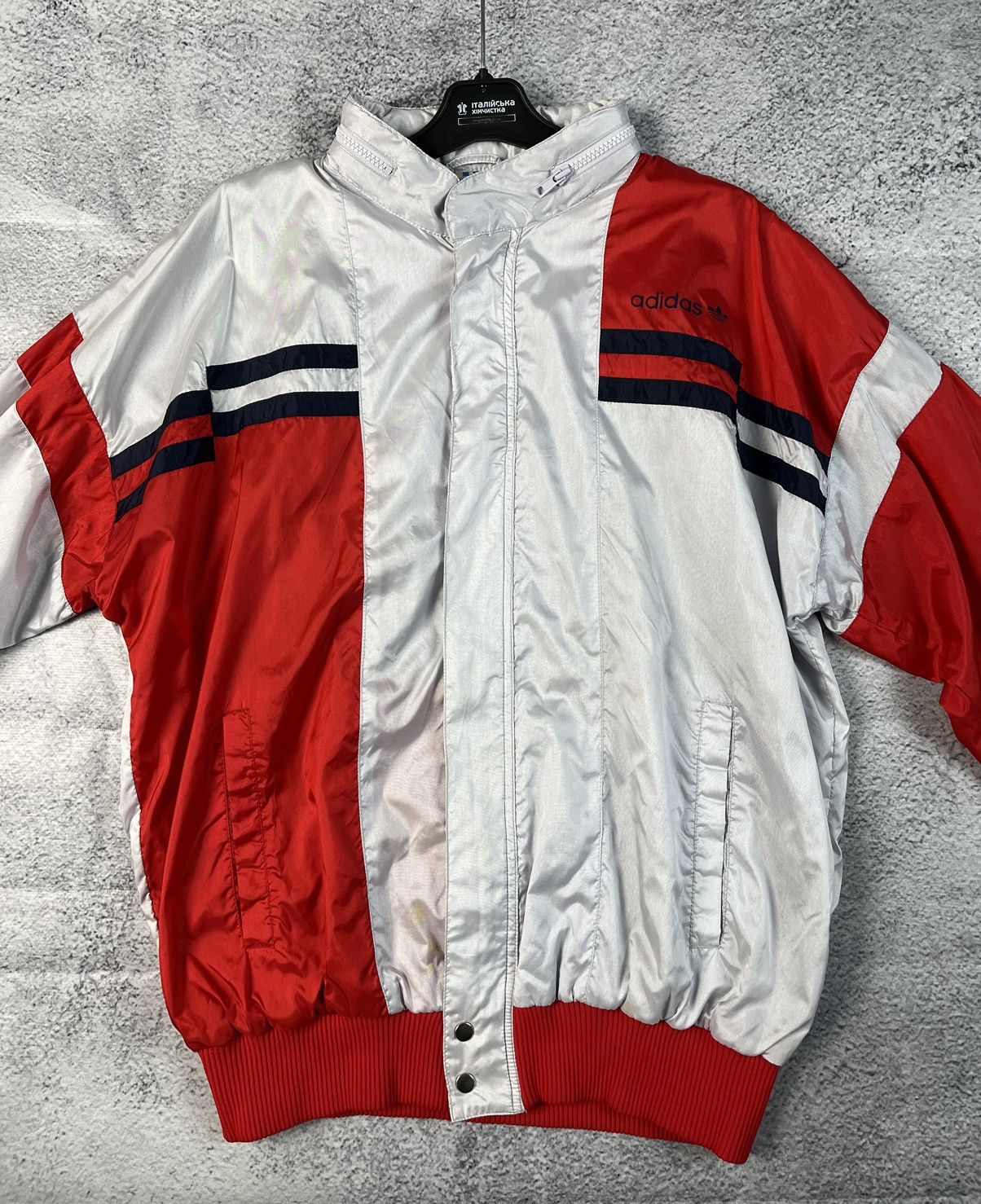 Adidas Vintage 90’s Adidas full zip track jacket Size US L / EU 52-54 / 3 - 3 Thumbnail